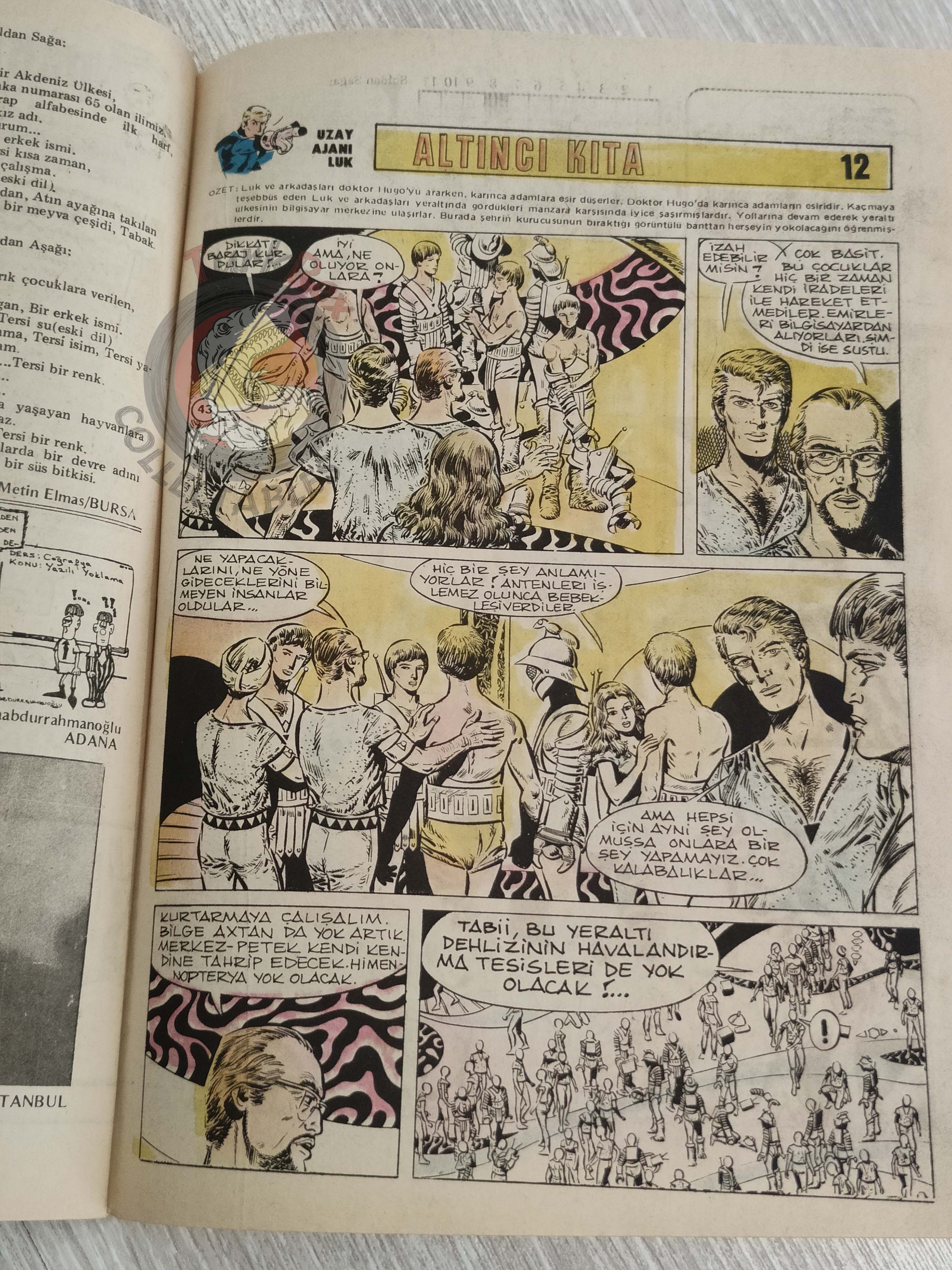 Tercüman Çocuk #48 1981 Turkish Comic Turkey Superman The Flintstones Luc Orient Thorgal