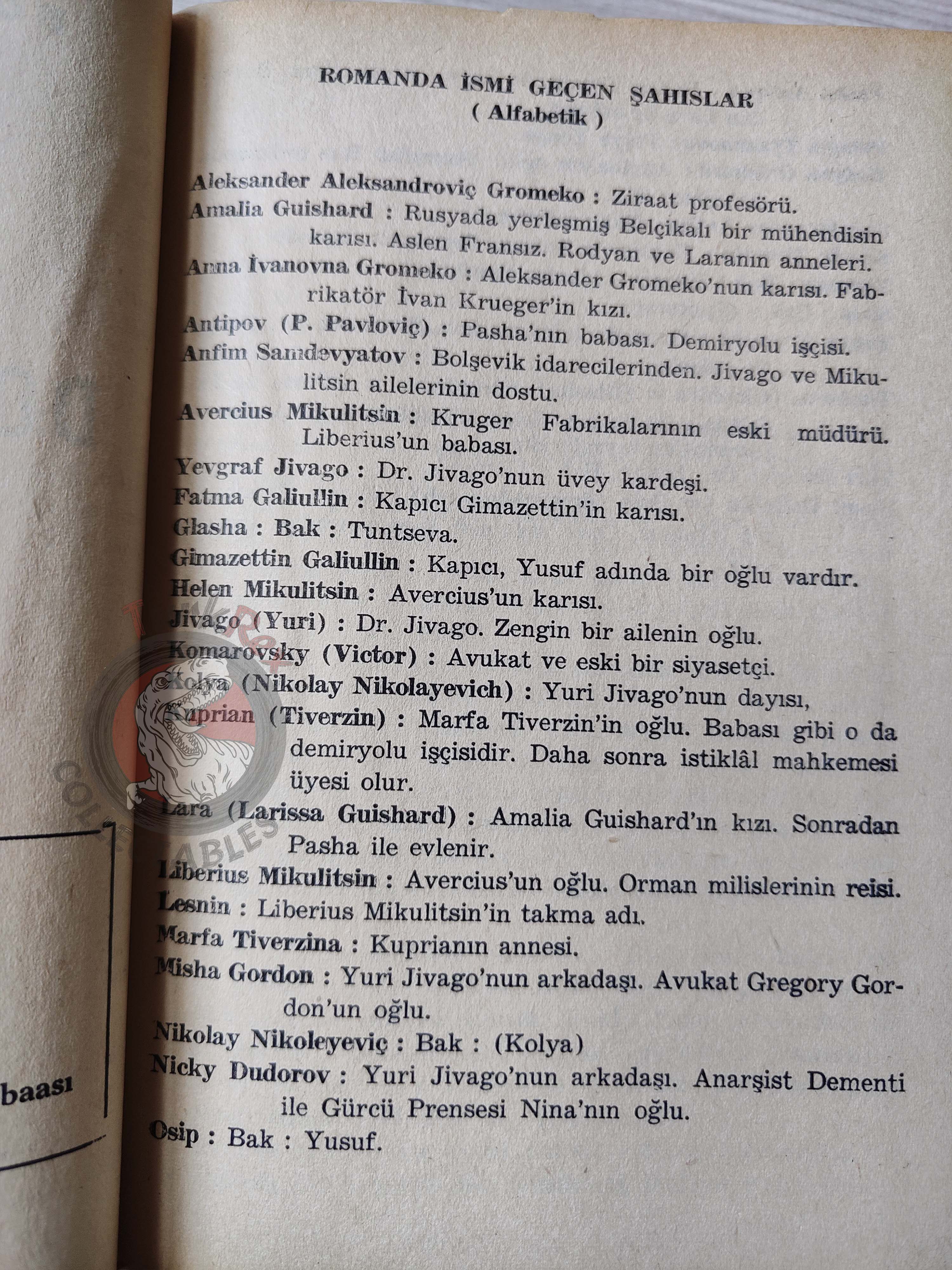 Boris Pasternak – Doctor Zhivago 1965 HC/DJ Turkish Book Turkey