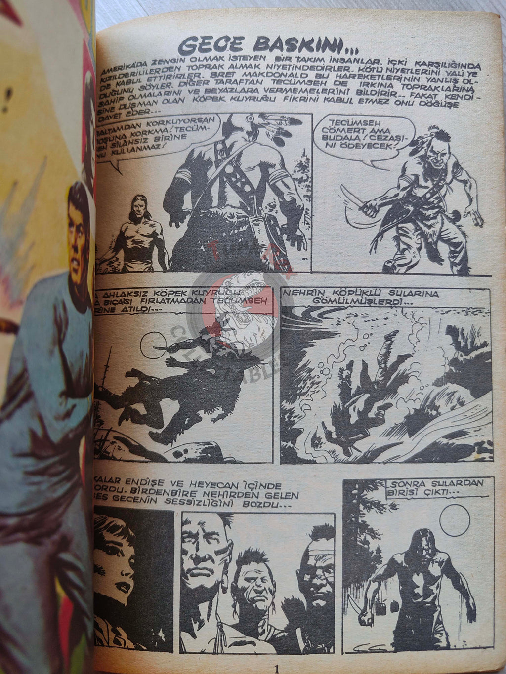 Buffalo Bill  –  Volume  #5 1981 Turkish Comic Turkey Geronimo Zorro