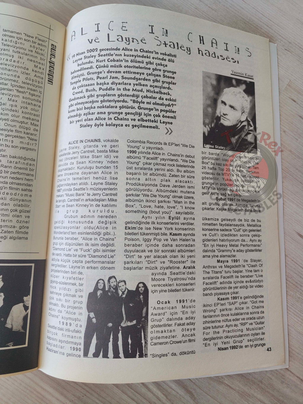 Lull 2002 Moby Turkish Mag Turkey Nick Cave Gorillaz Alice in Chains