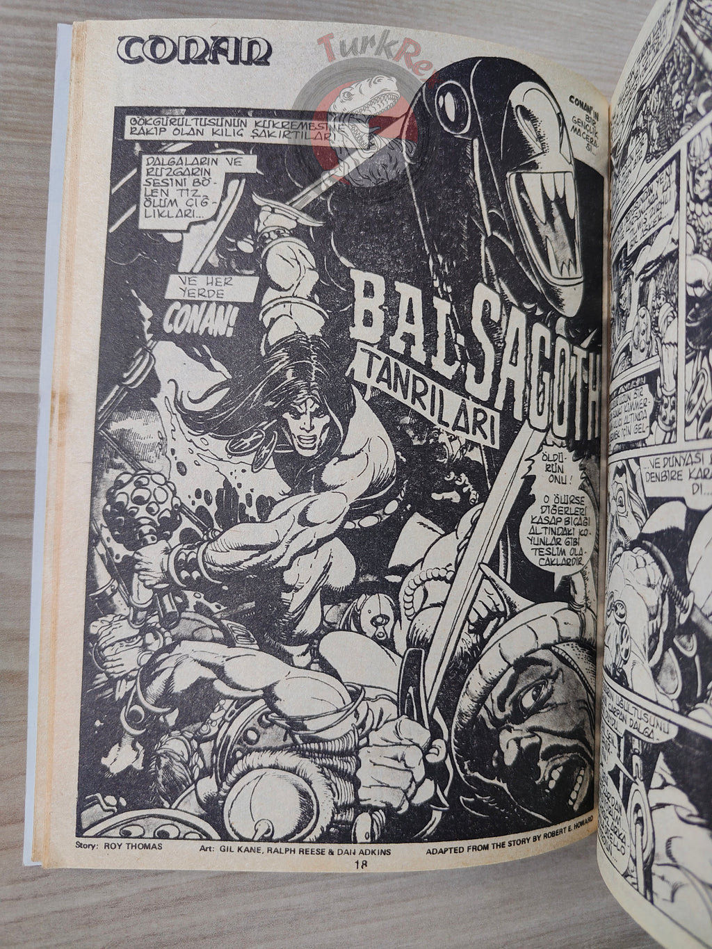 Conan ve Barbarlar #8 1994 Red Sonja Turkish Comic Turkey