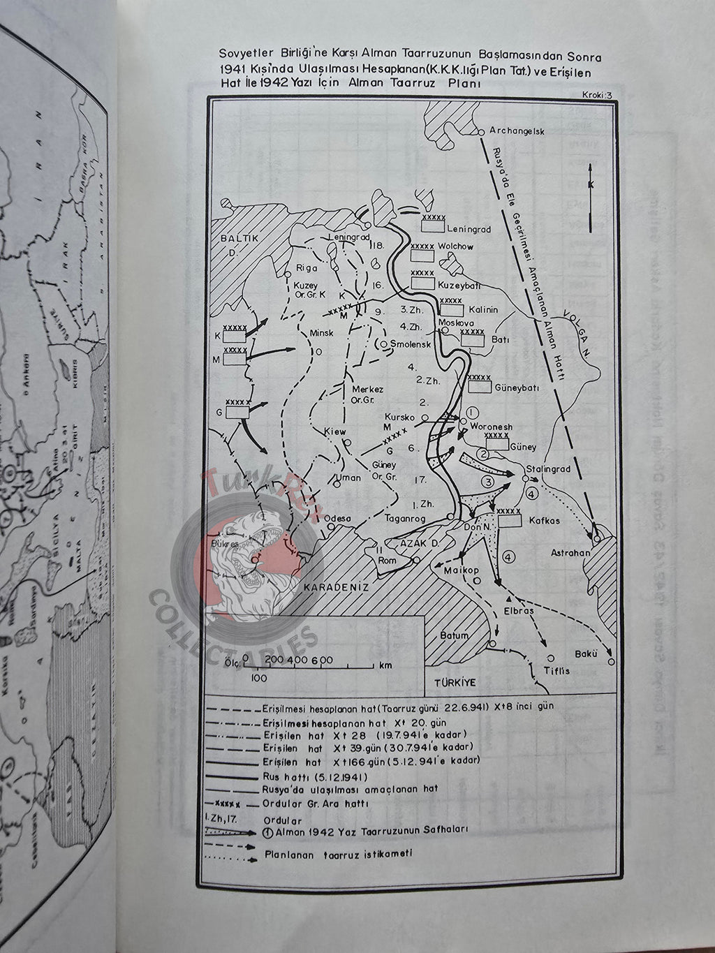 Hans Adolf Jacobsen – World War II with Chronology 1989 Turkish Book Military Maps WW2