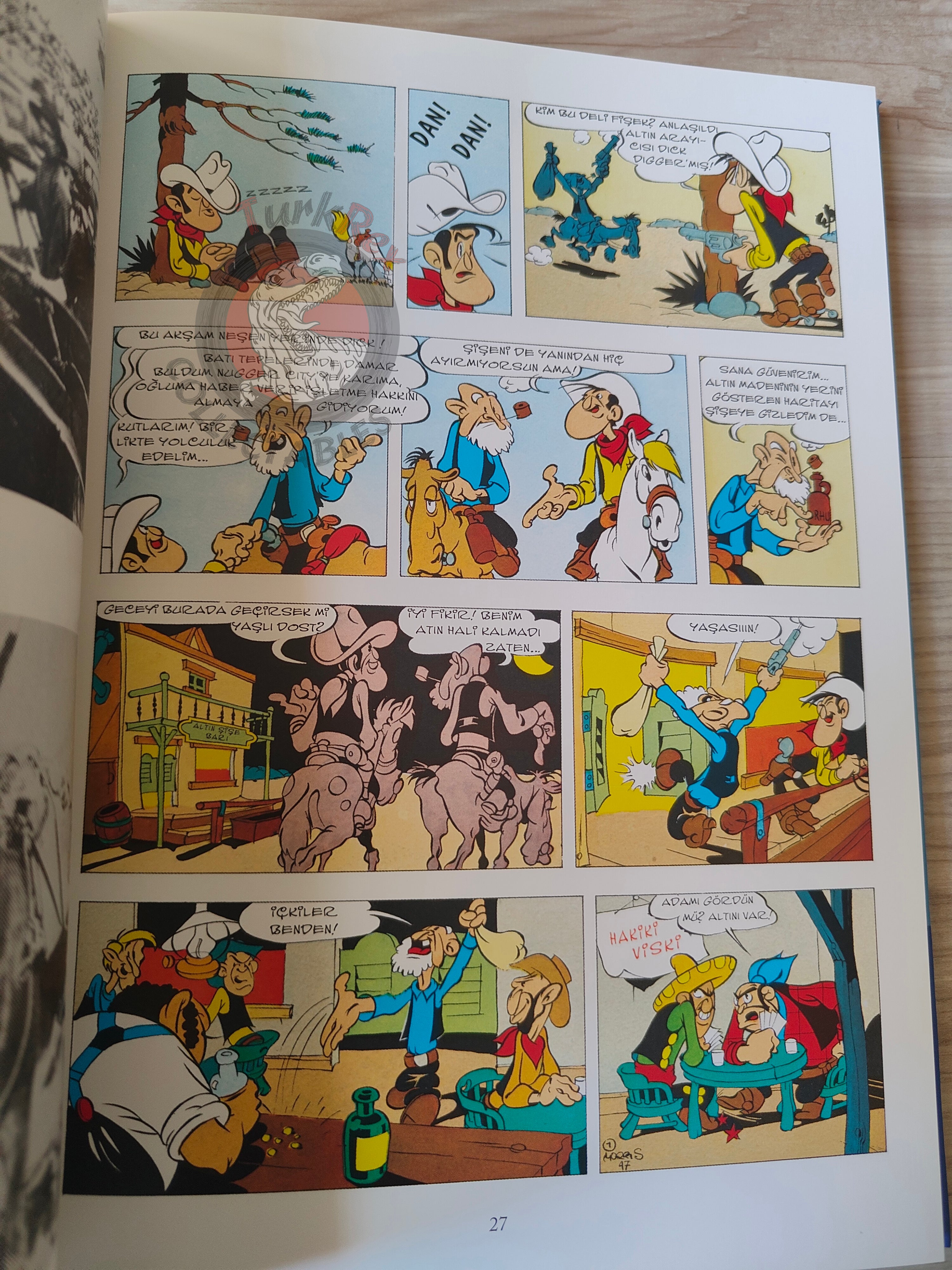 Lucky Luke – L'integrale #1 Turkish Comic Turkey Arizona Rodéo