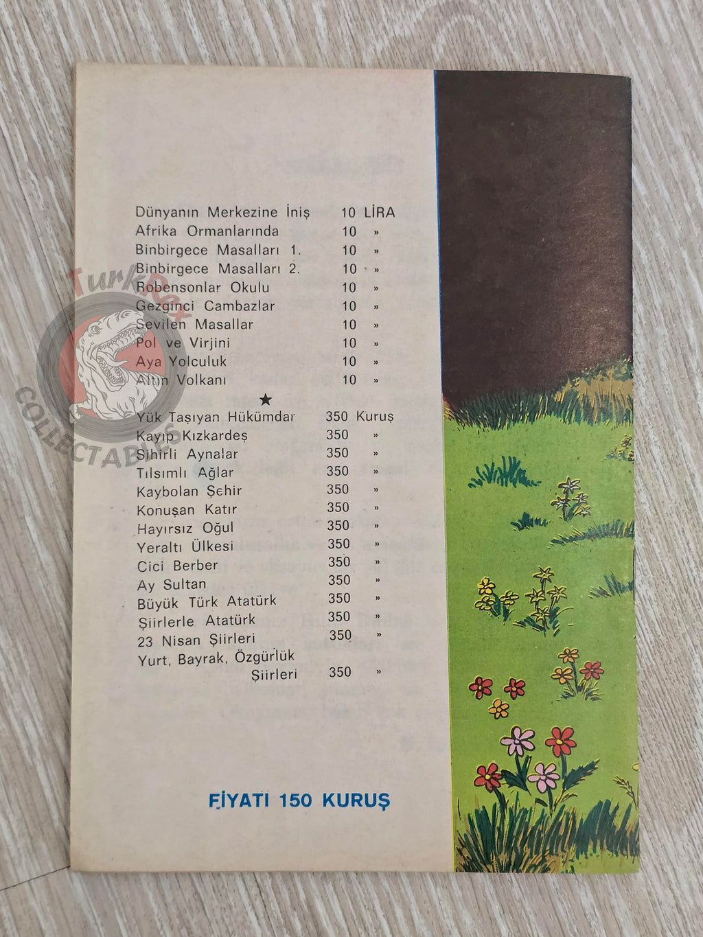 Little Red Riding Hood  – Charles Perrault 1975 Turkish Book Turkey Illustrated Grimm Brothers