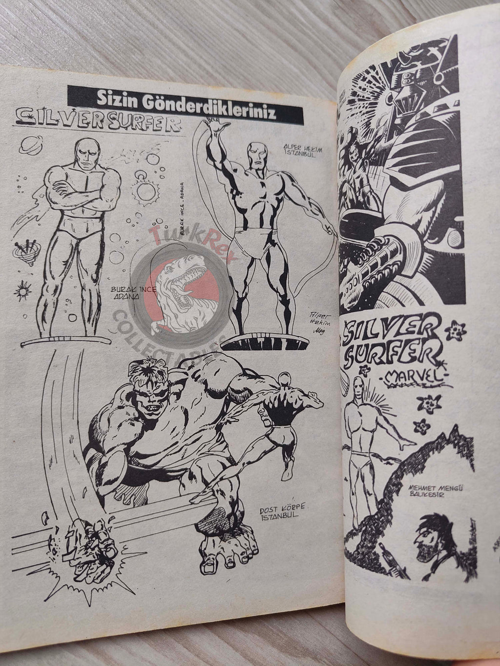 Silver Surfer #5 1987 Turkish Comic Turkey #6 #7 Fantasy Masterpieces #6 What If? #43
