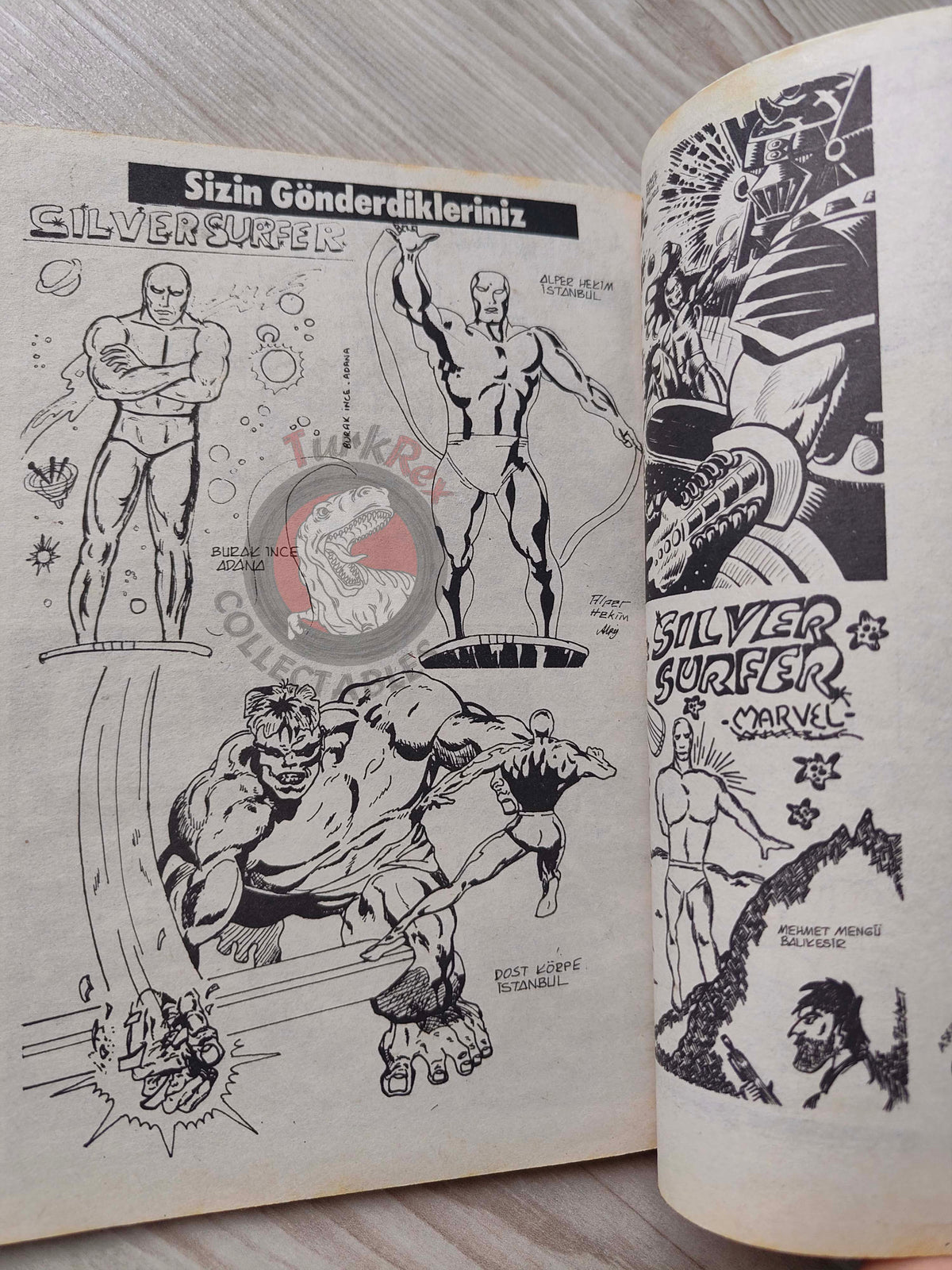 Silver Surfer #5 1987 Turkish Comic Turkey #6 #7 Fantasy Masterpieces #6 What If? #43