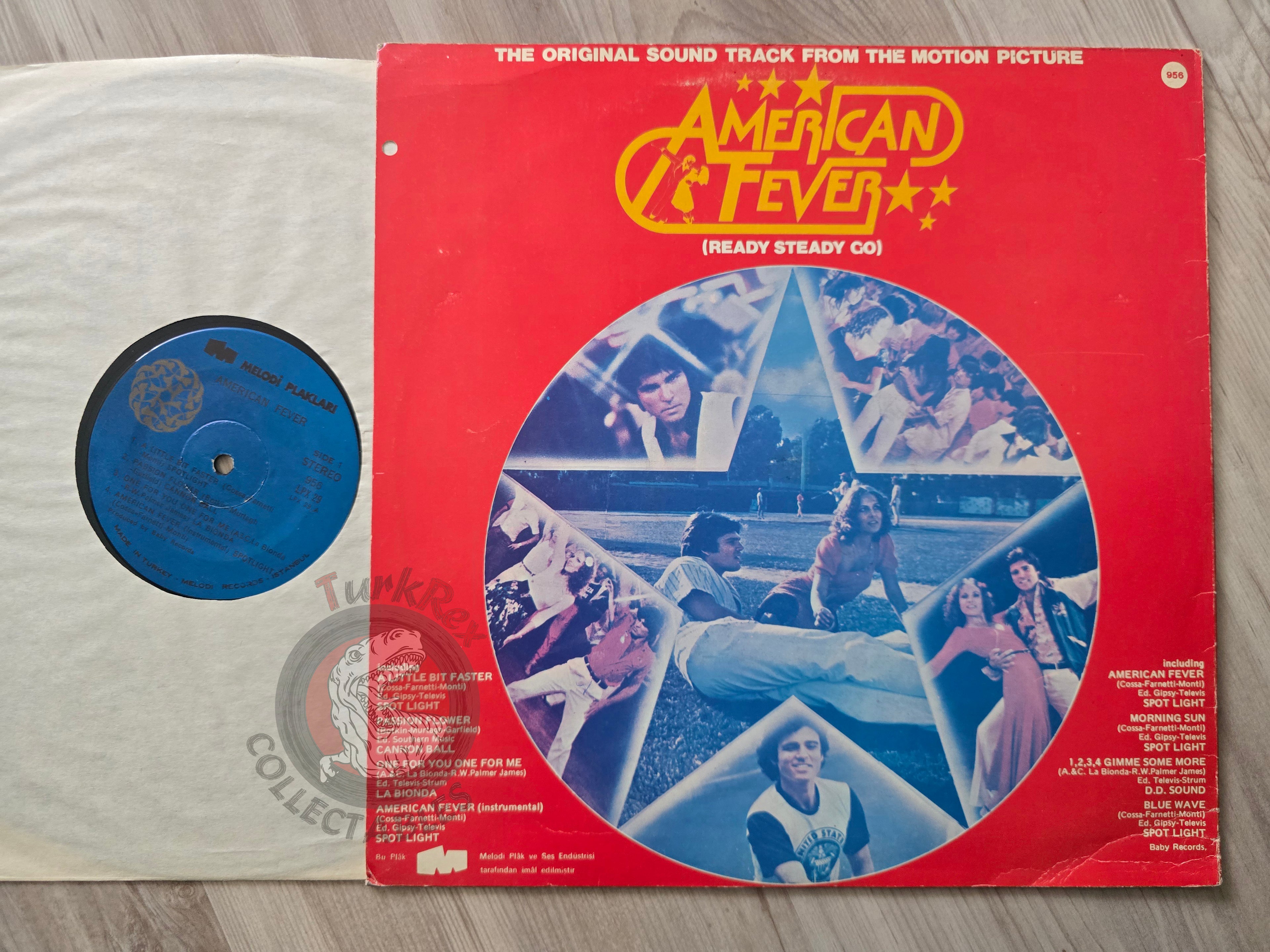 Various – American Fever OST Turkish Pressing Vinyl Turkey Edition