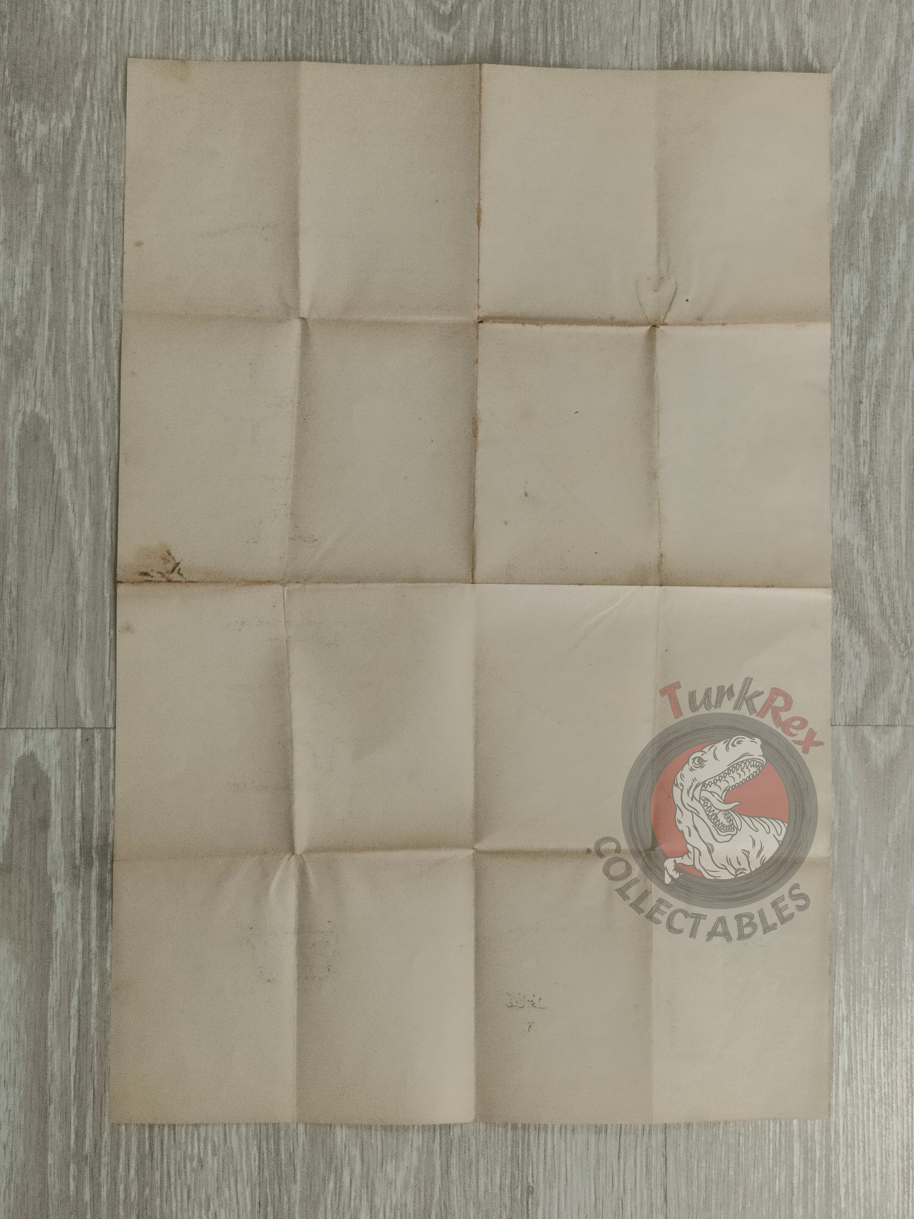 Ottoman Empire Army Flags and Military Fortification Instruction Sheet early 20th century