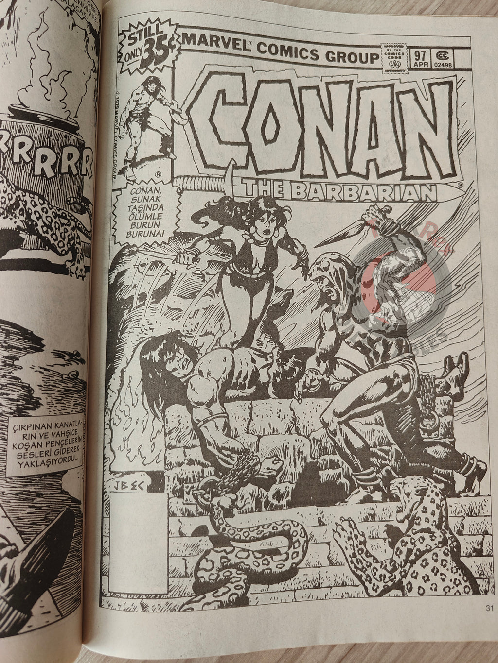 Conan The Barbarian #11 2001 Turkish Comic Turkey #96 #97 #98