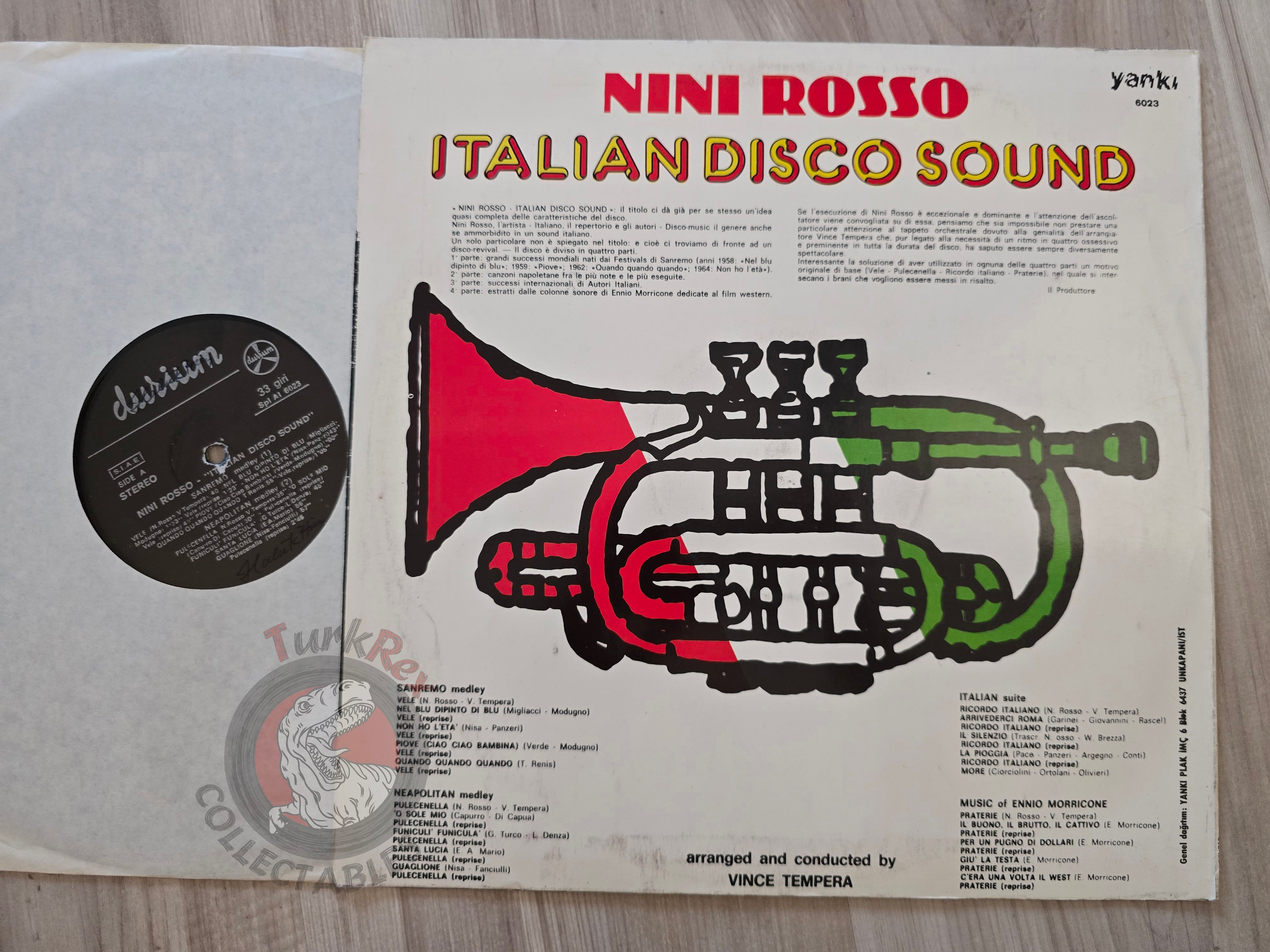 Nini Rosso – Italian Disco Sound Turkish Pressing Vinyl Turkey Edition