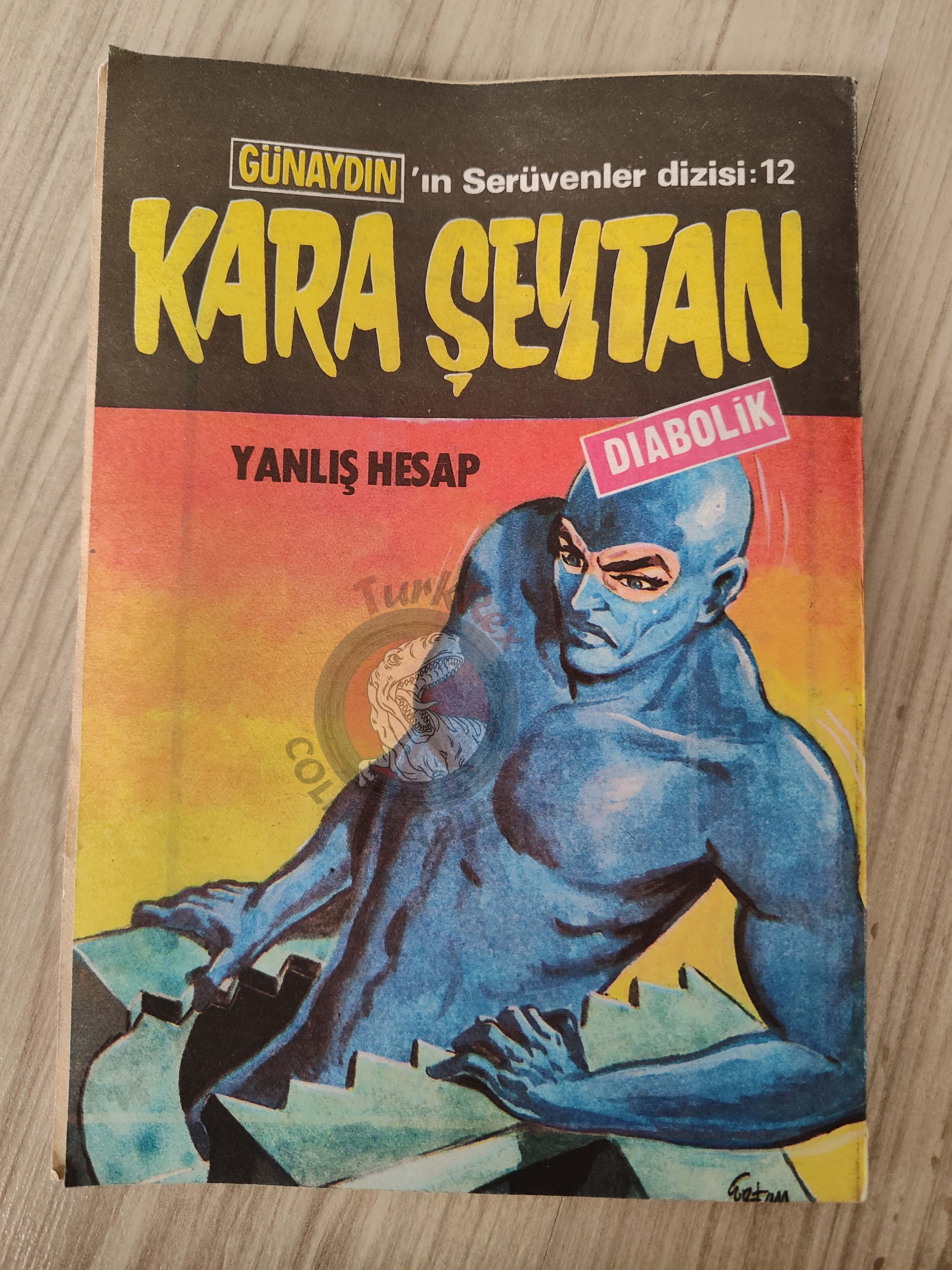 Diabolik #11 1980s Turkish Comic Turkey Angela Giussani