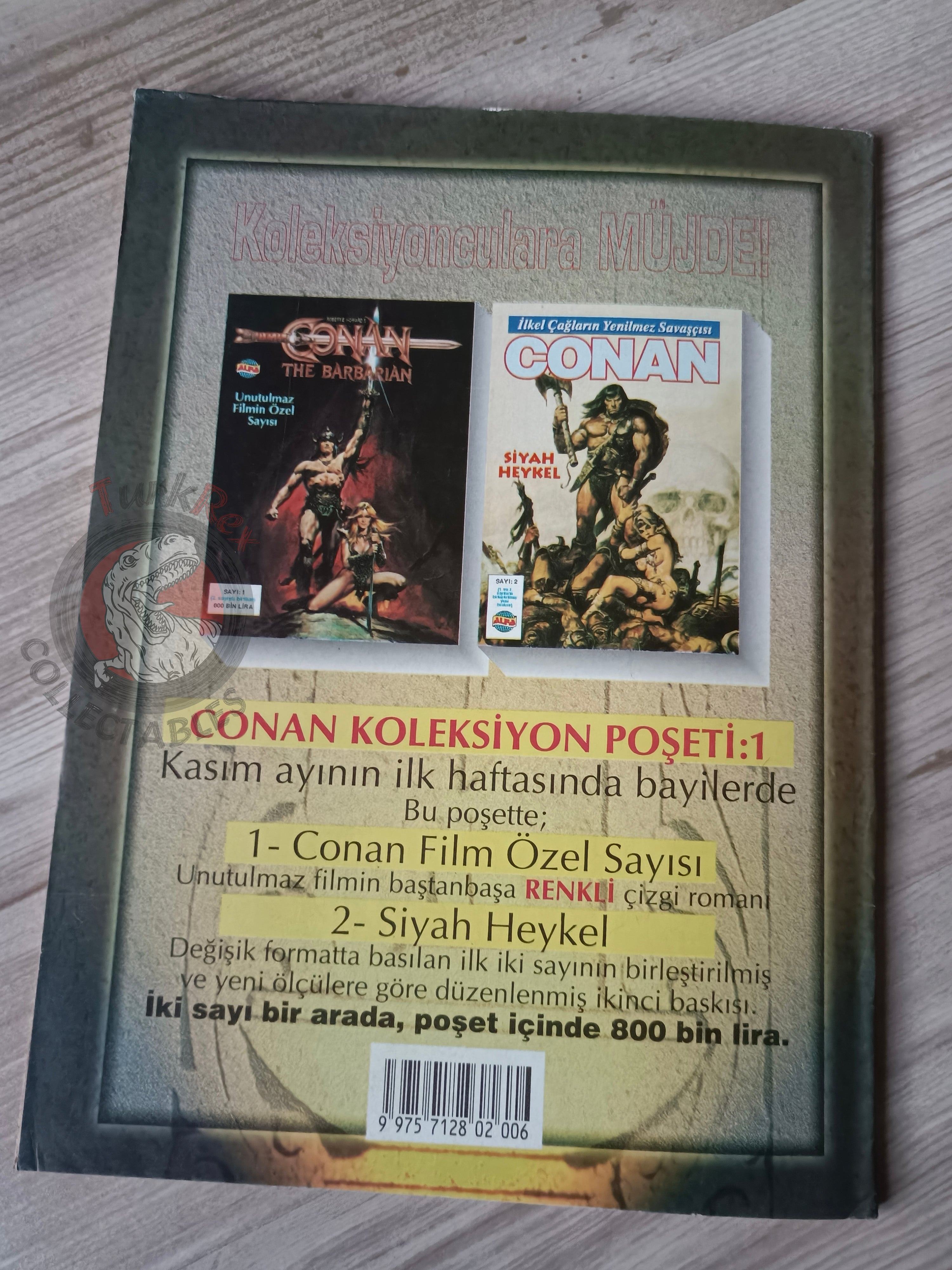 Kral Conan #6 The Savage Sword of #49 #50 Turkish Comic Turkey #36