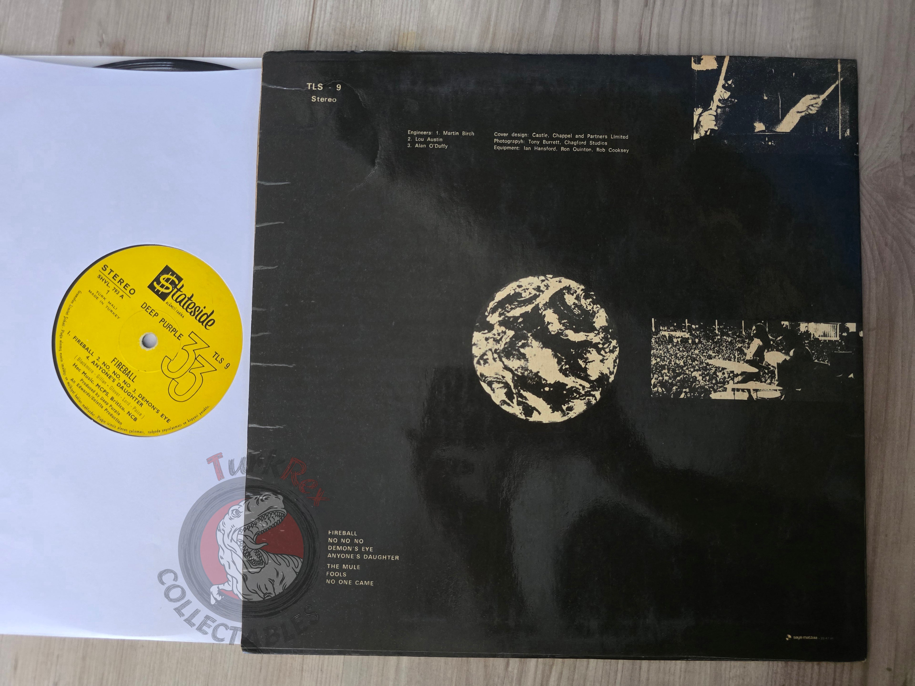 Deep Purple – Fireball Turkish Pressing Vinyl Turkey Edition