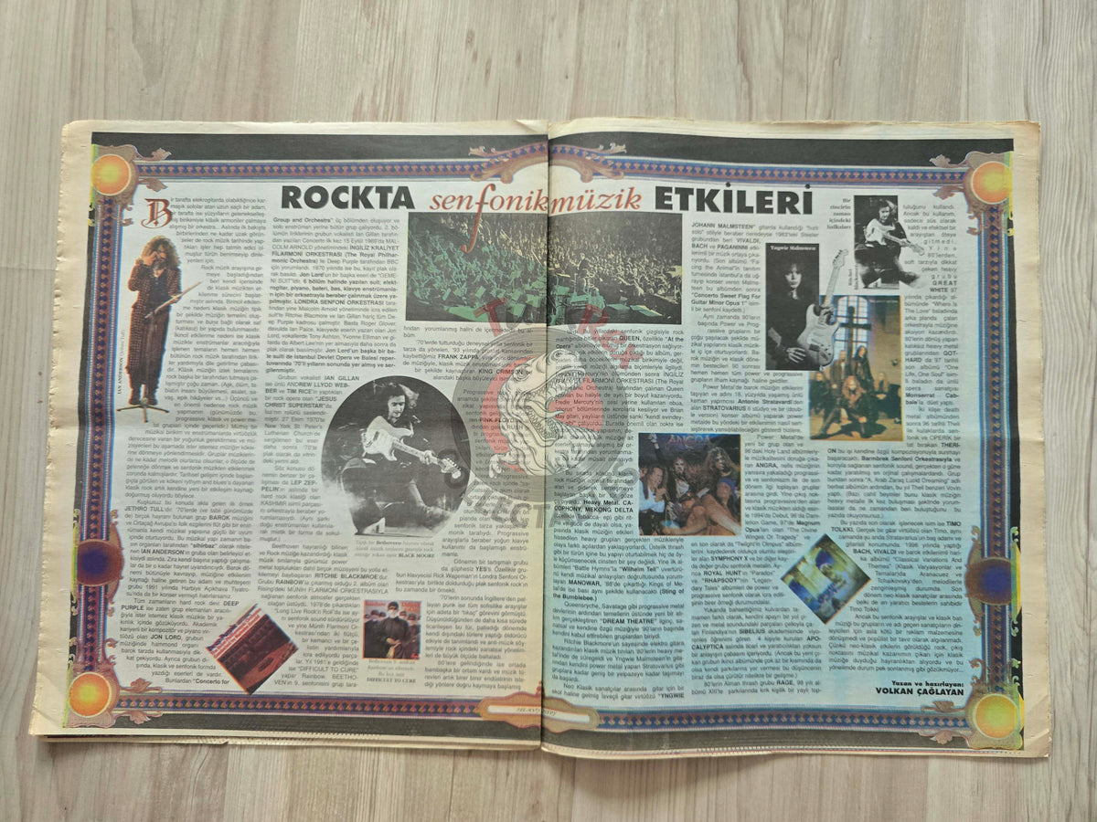 Şebek Fanzine 1998 Black Sabbath Turkish Mag Turkey Iron Maiden Immortal