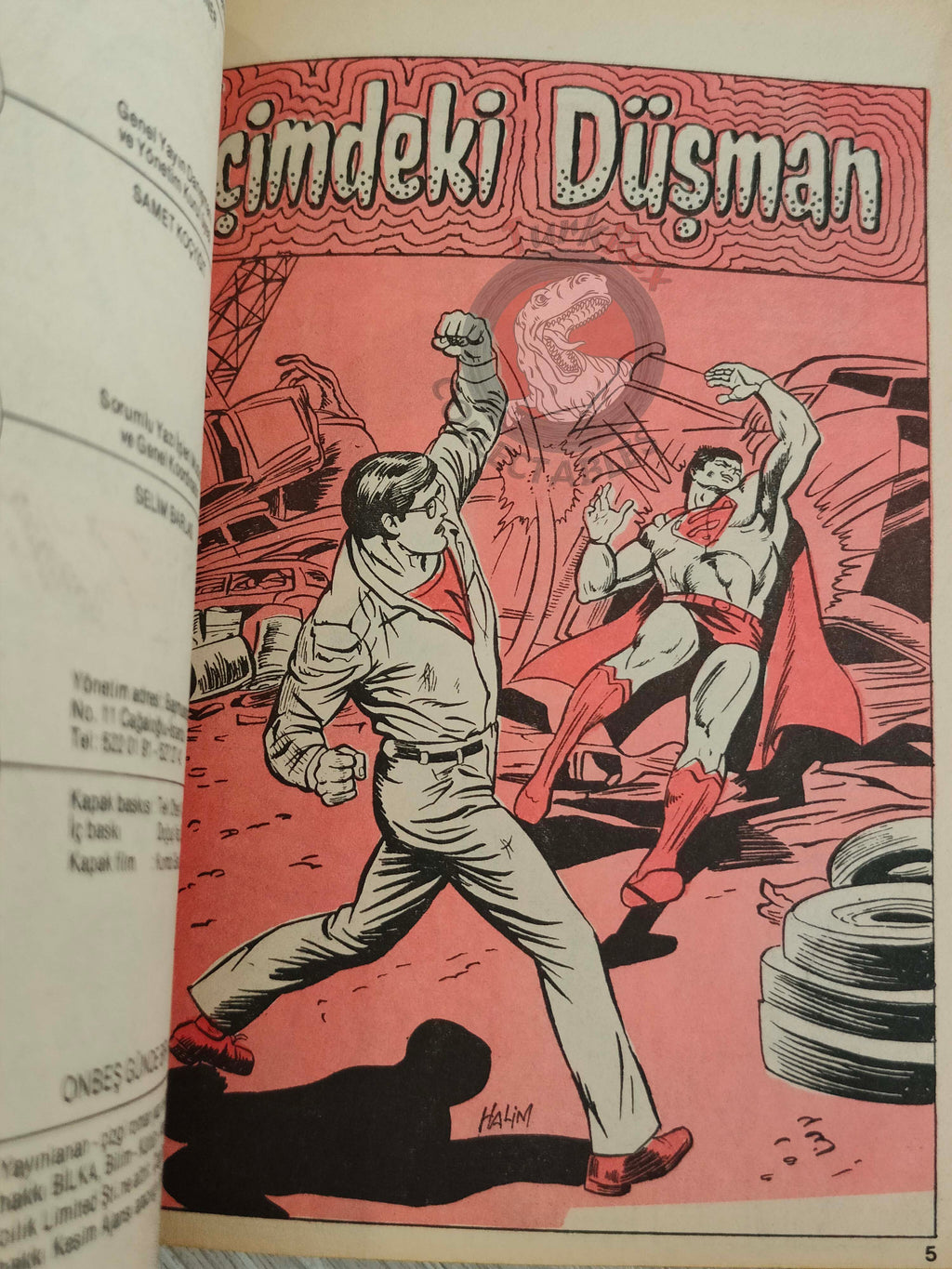 Superman Vol #1 1989 Turkish Comic Turkey All-New Collectors Edition 1 #58 Shazam