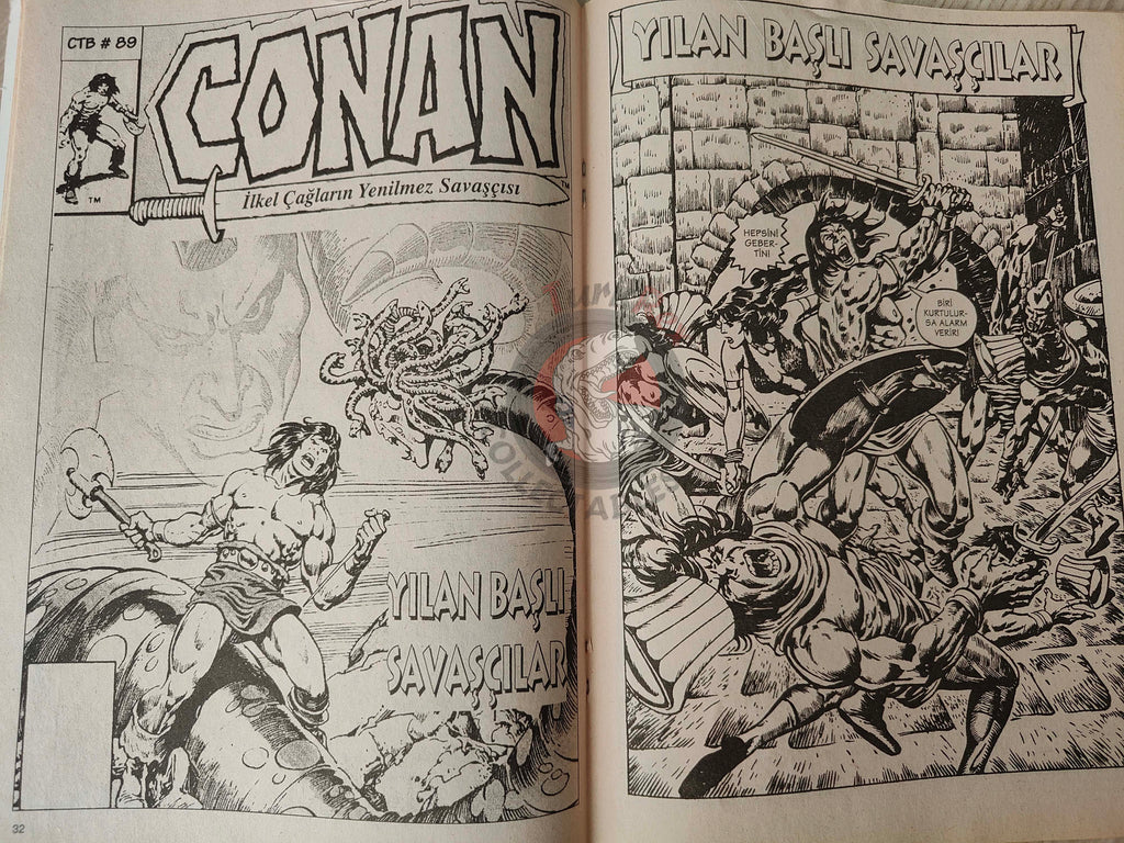 Conan The Barbarian #9 2001 Turkish Comic Turkey #88 #89 #90 #91