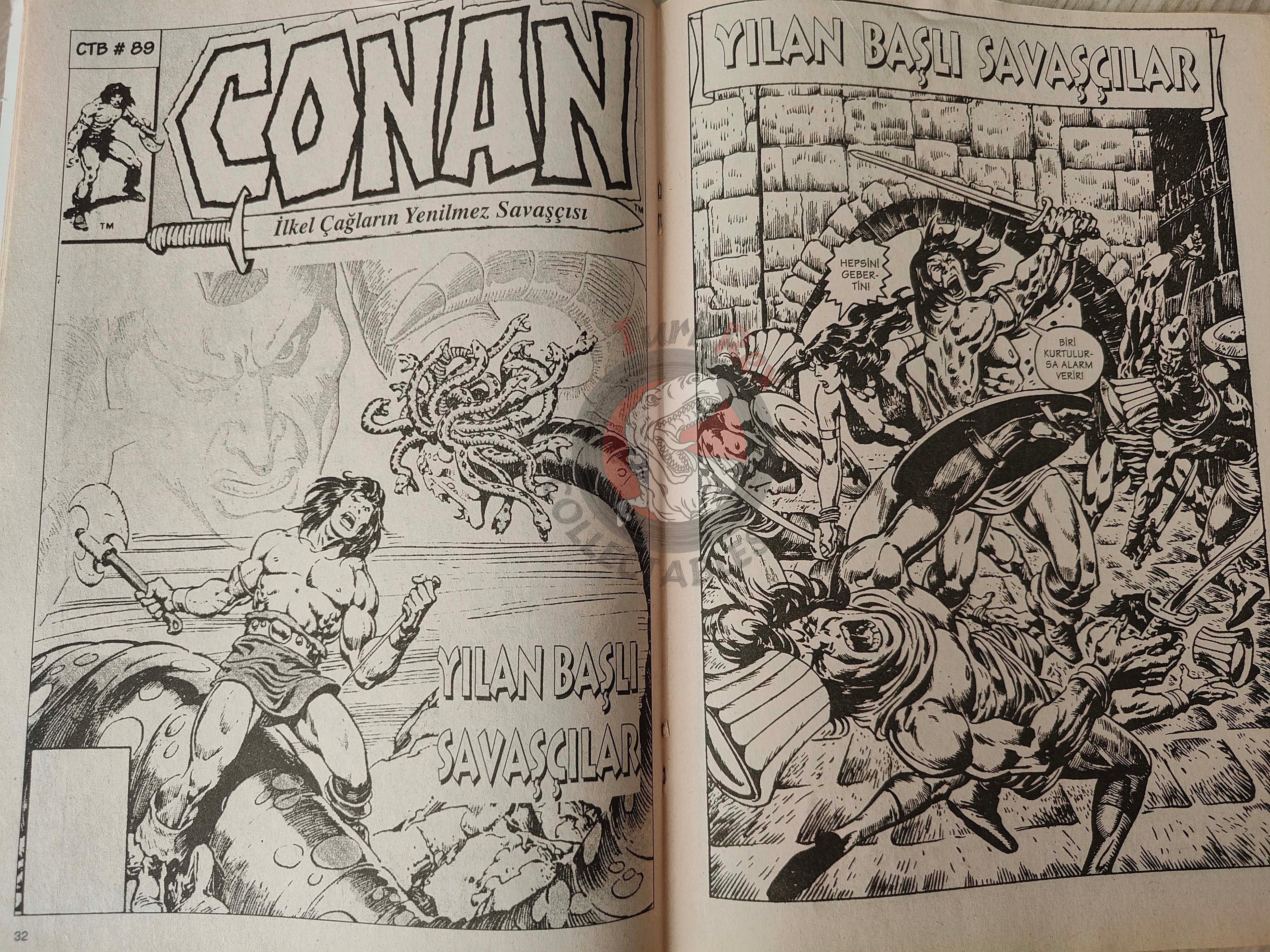 Conan The Barbarian #9 2001 Turkish Comic Turkey #88 #89 #90 #91