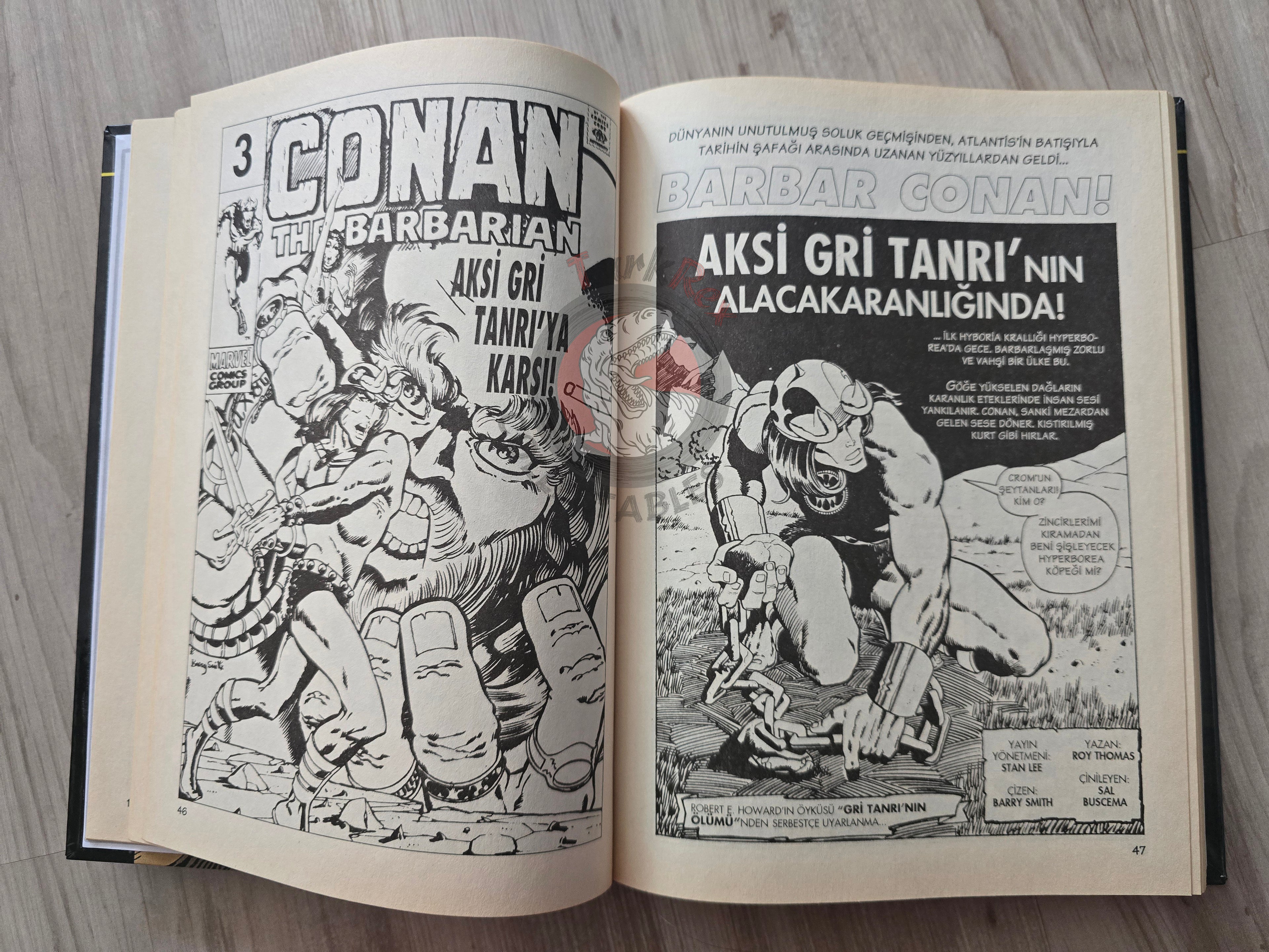 Conan the Barbarian Issues #1–12 Turkish Comic Turkey Hardcover