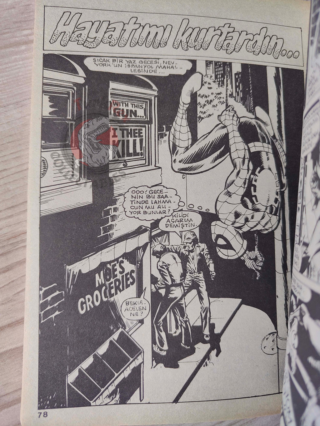 Spider-Man Vol #103 Turkish Comic Turkey Spectacular #58 #59 #60 #71 #67 Indiana Jones