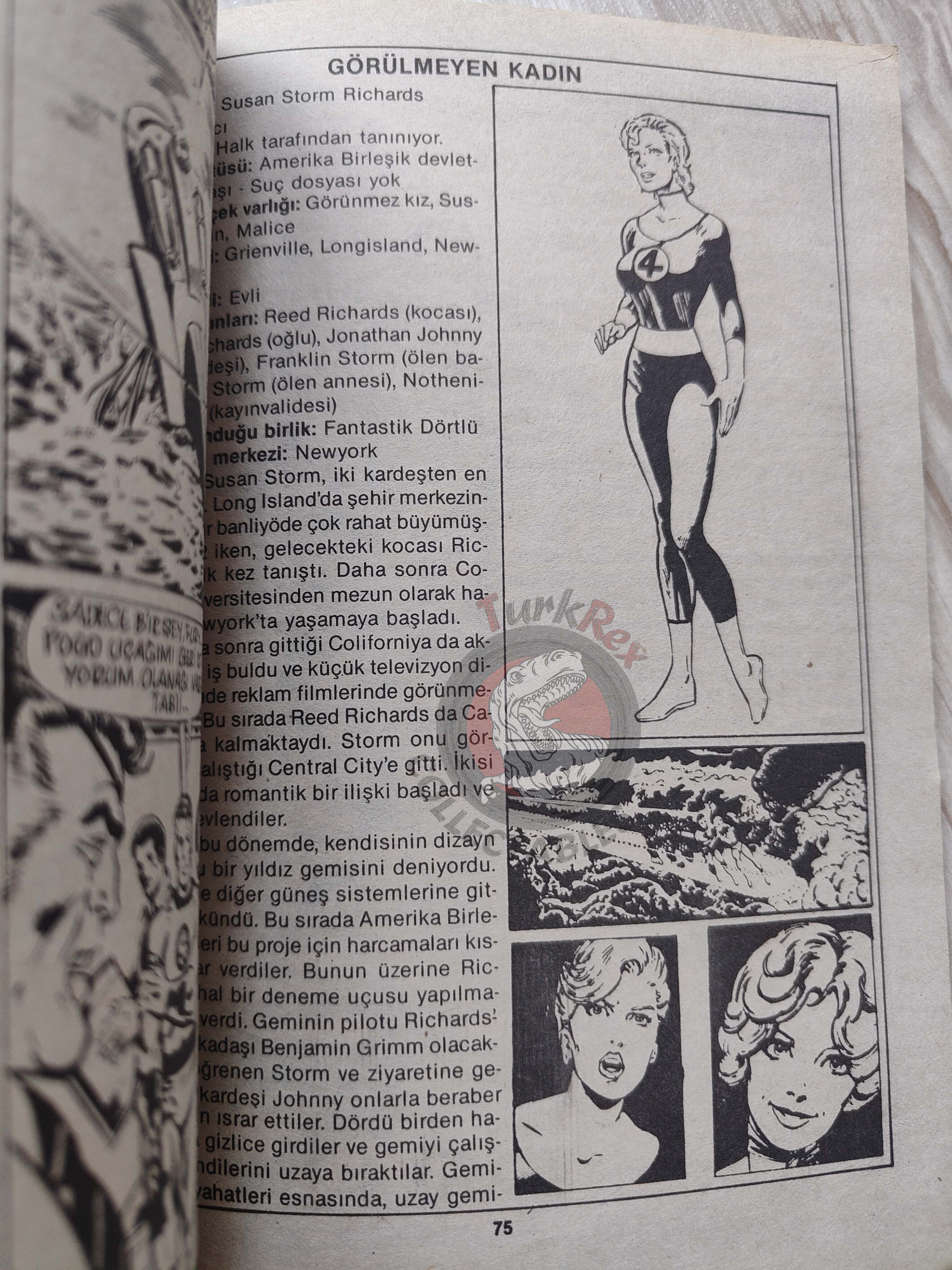 Fantastic Four #2 1988 Turkish Comic Turkey #194 #195 #196 #197