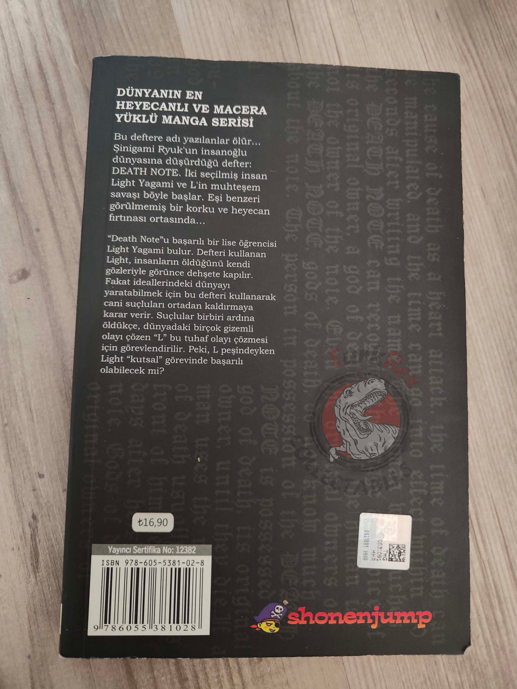 Death Note Volume #1 Turkish Comic Turkey Tsugumi Ohba