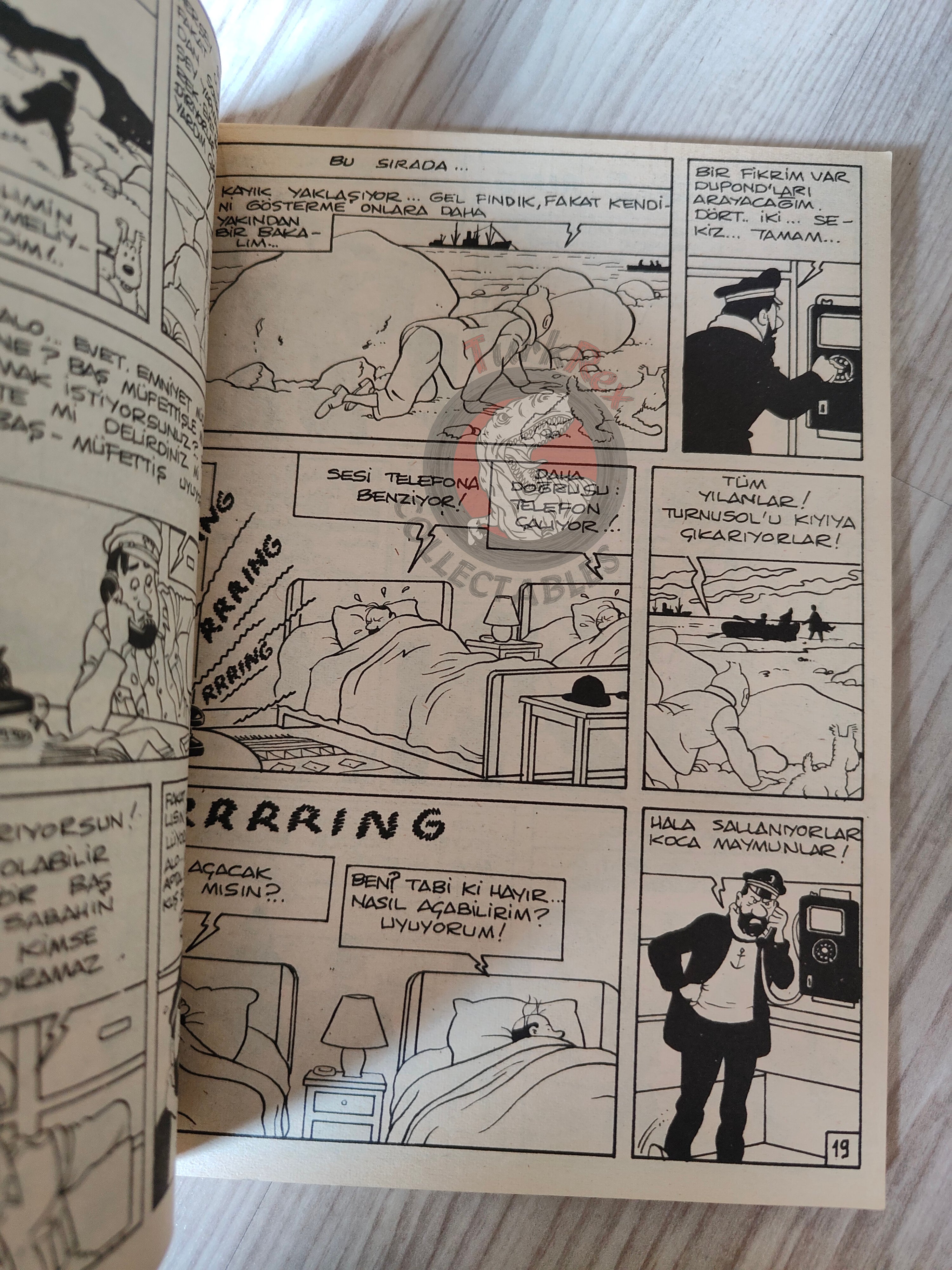 Tintin – Prisoners of the Sun 1983 Turkish Edition Comic Turkey Herge's Death