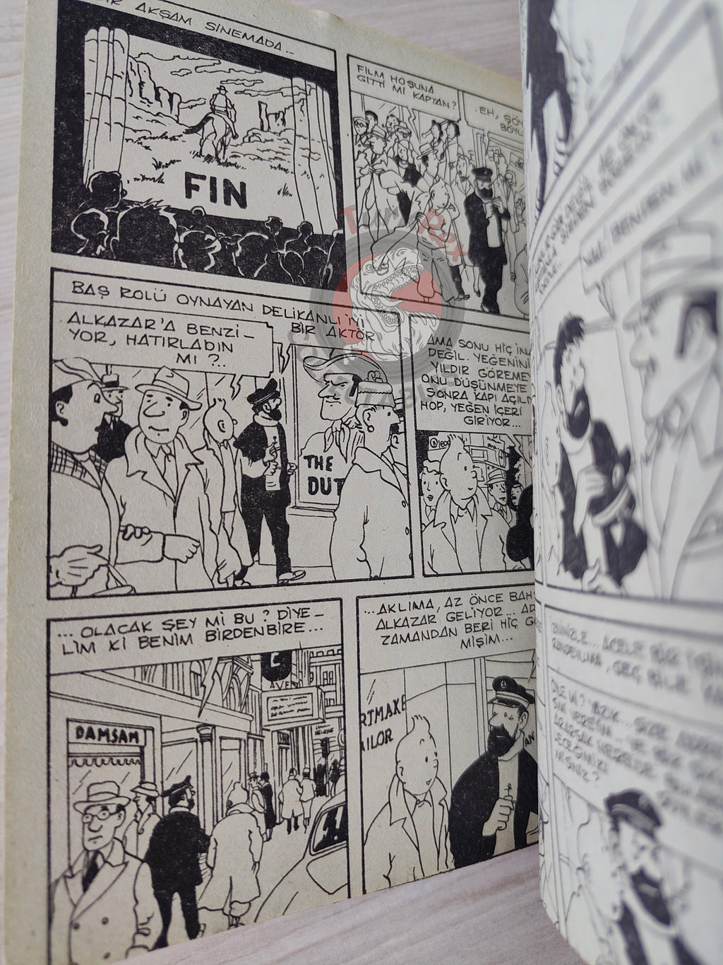 Tintin – The Red Sea Sharks & Calculus Affair late 1980s Turkish Edition Comic Turkey