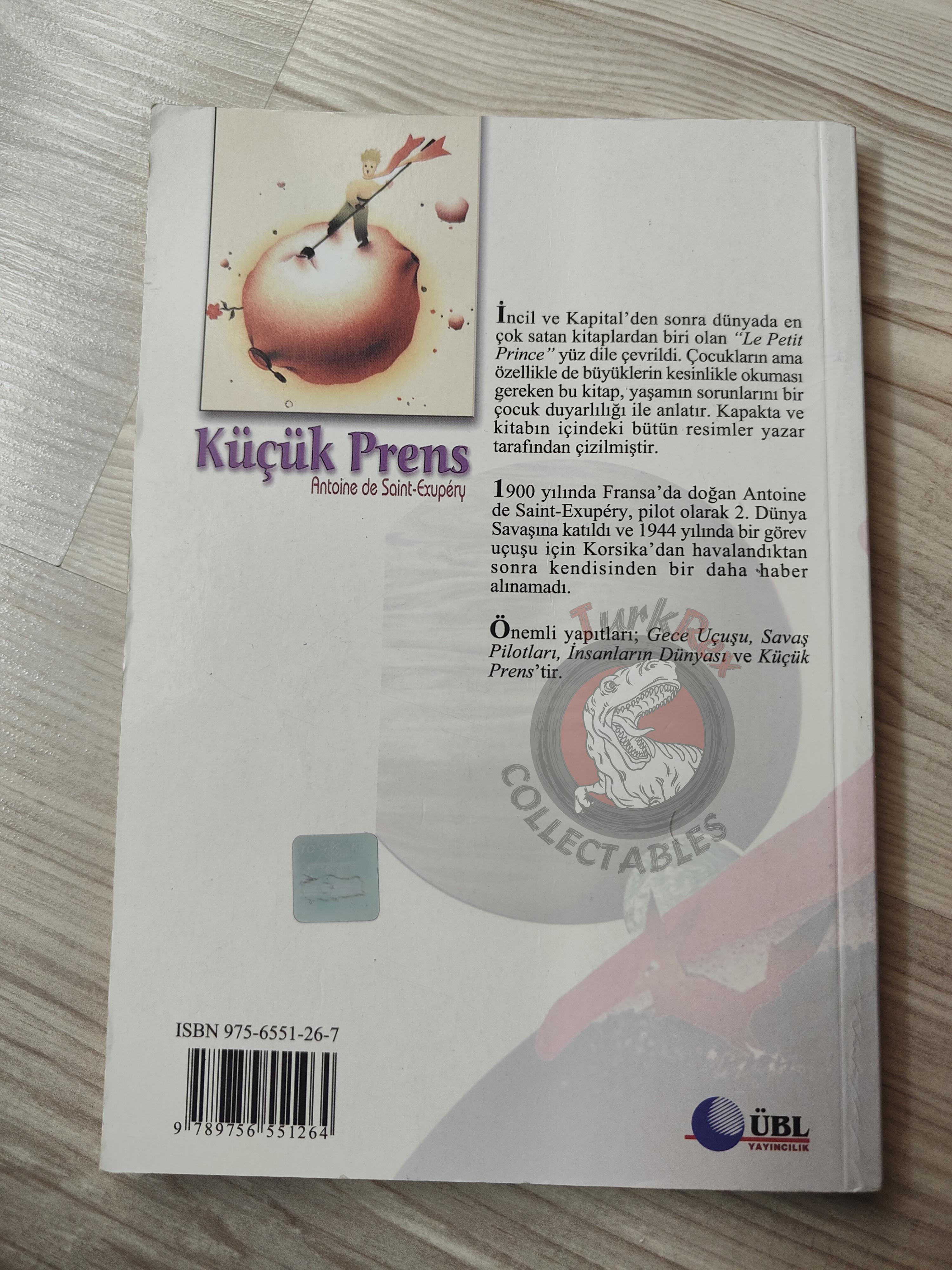 Antoine de Saint-Exupéry – Le Petit Prince 2003 Turkish Book Turkey Illustrated Little 1