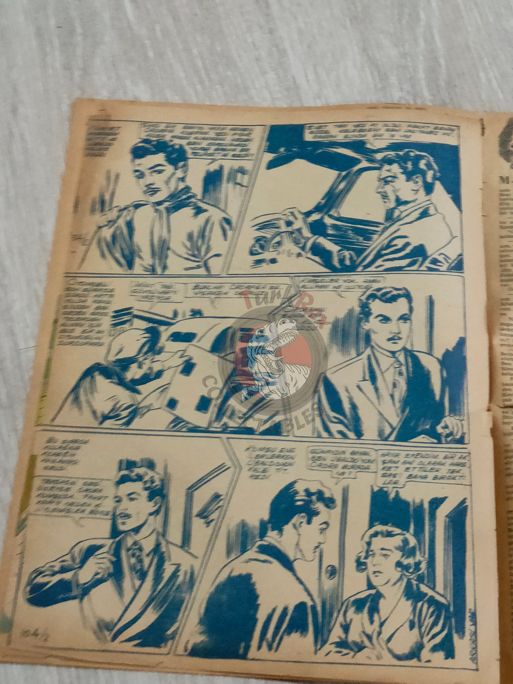 Binbir Roman #104 1950 Victor Hugo 93 - Mandrake Turkish Comic Mag Turkey