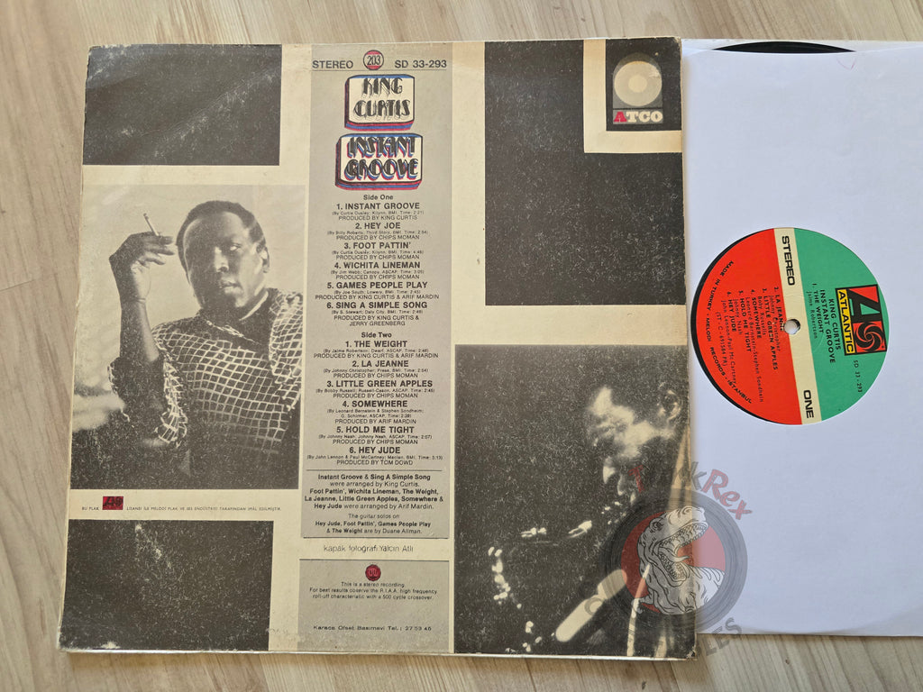 King Curtis – Instant Groove Turkish Pressing Vinyl Turkey Edition