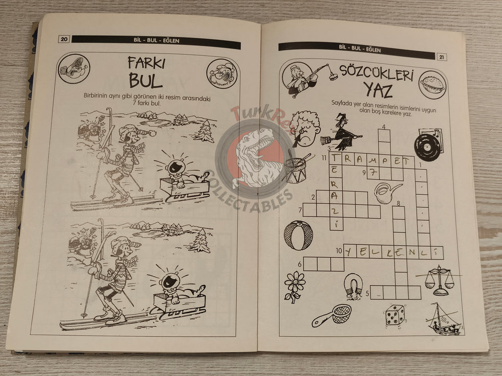 Popeye the Sailor Man Puzzles Games Vol #1 1999 Turkish Comic Turkey Agepresse