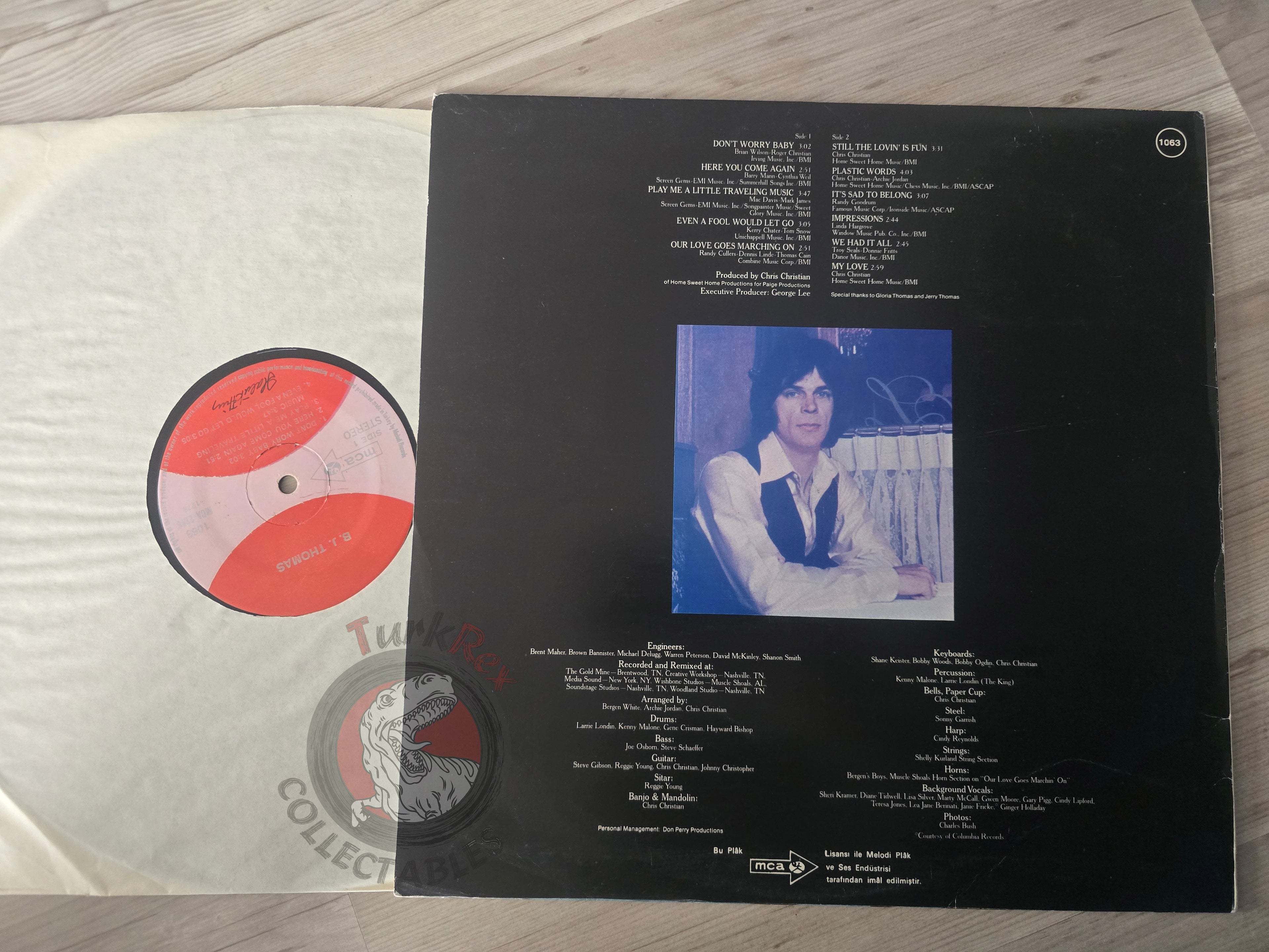 B.J. Thomas – B.J. Thomas Turkish Pressing Vinyl Turkey Edition