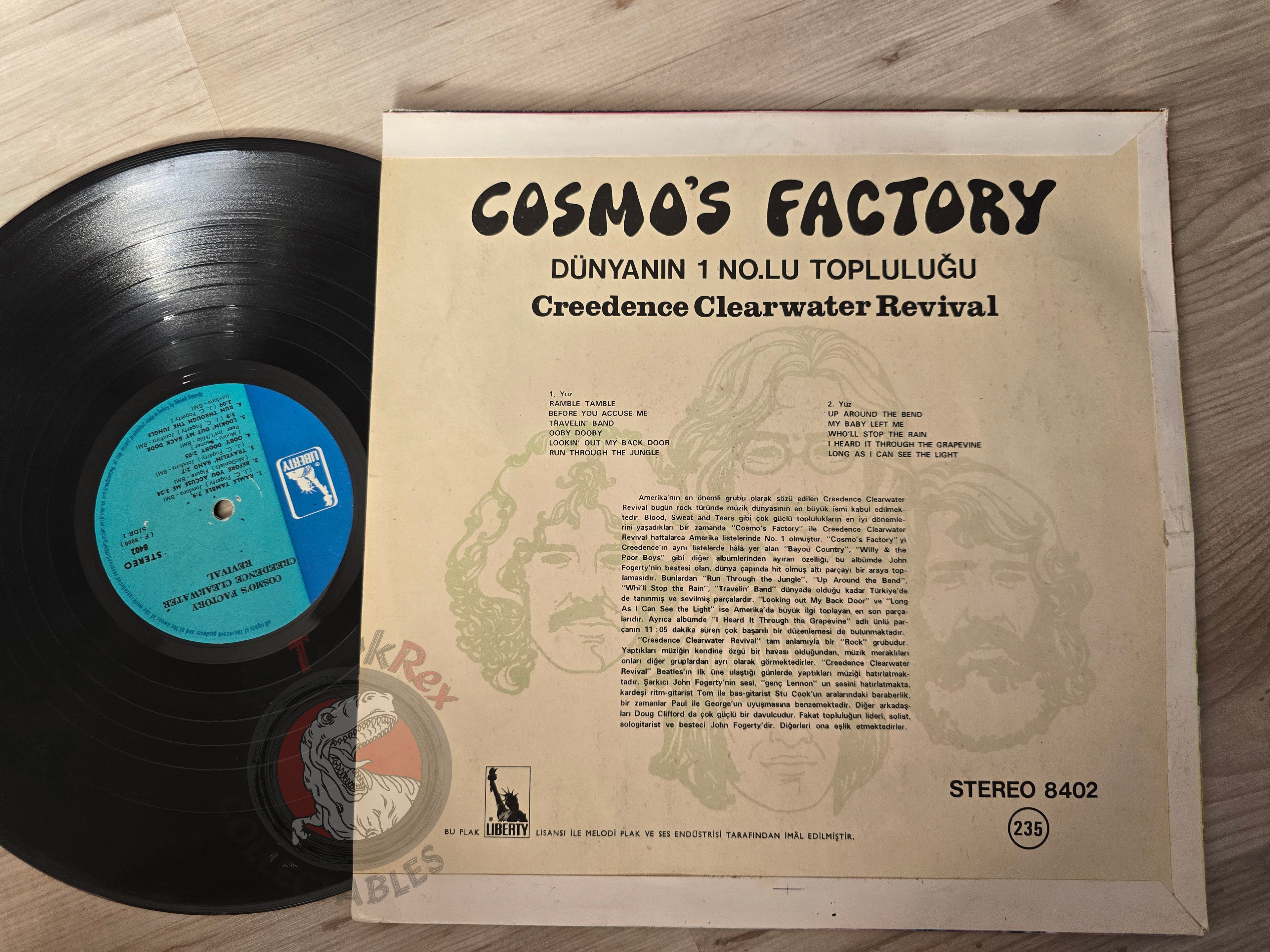Creedence Clearwater Revival – Cosmo's Factory Turkish Pressing Vinyl Turkey Edition