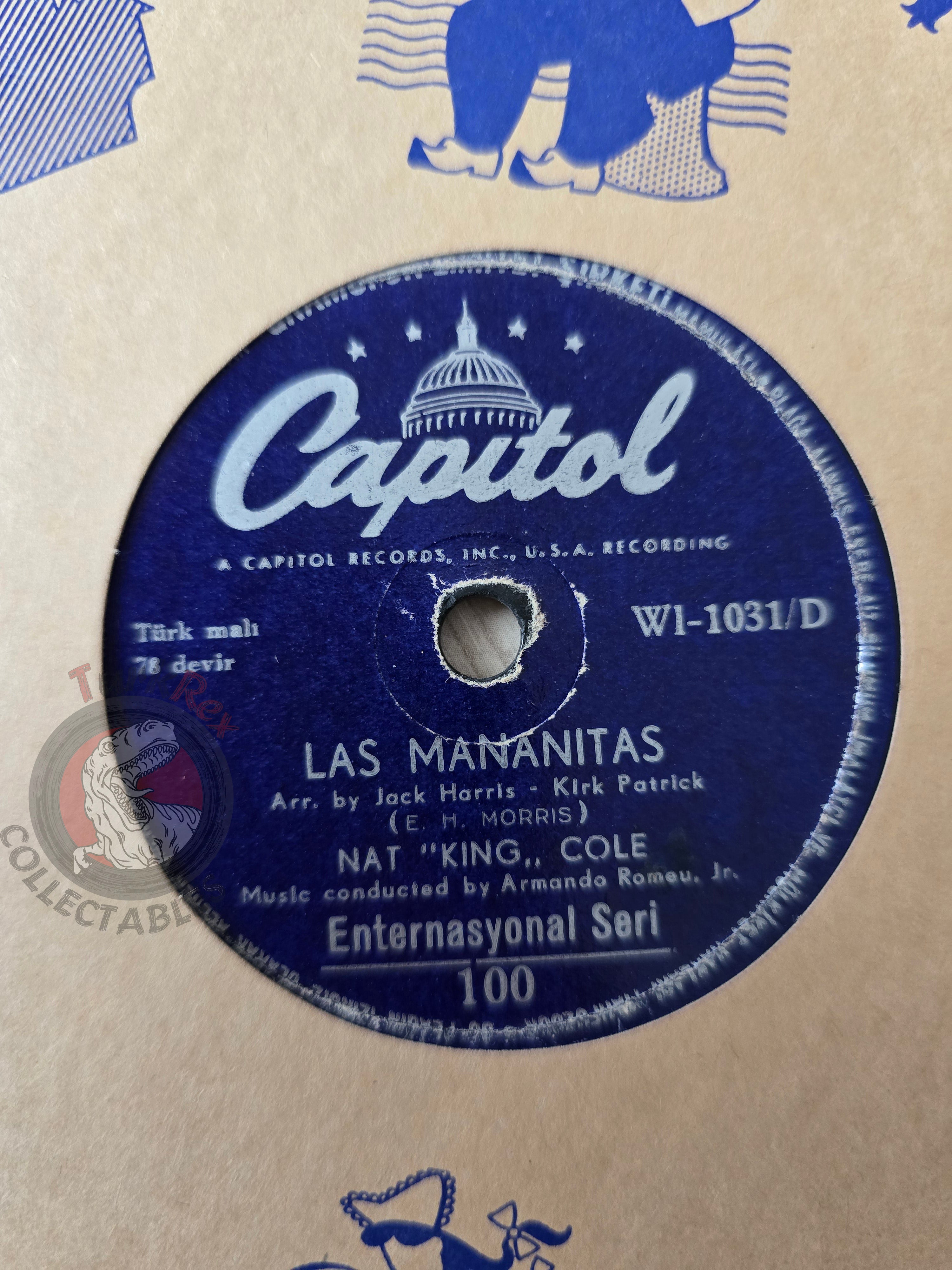 Nat King Cole – Cachito / Las Mananitas Turkish Pressing Shellac Turkey Edition