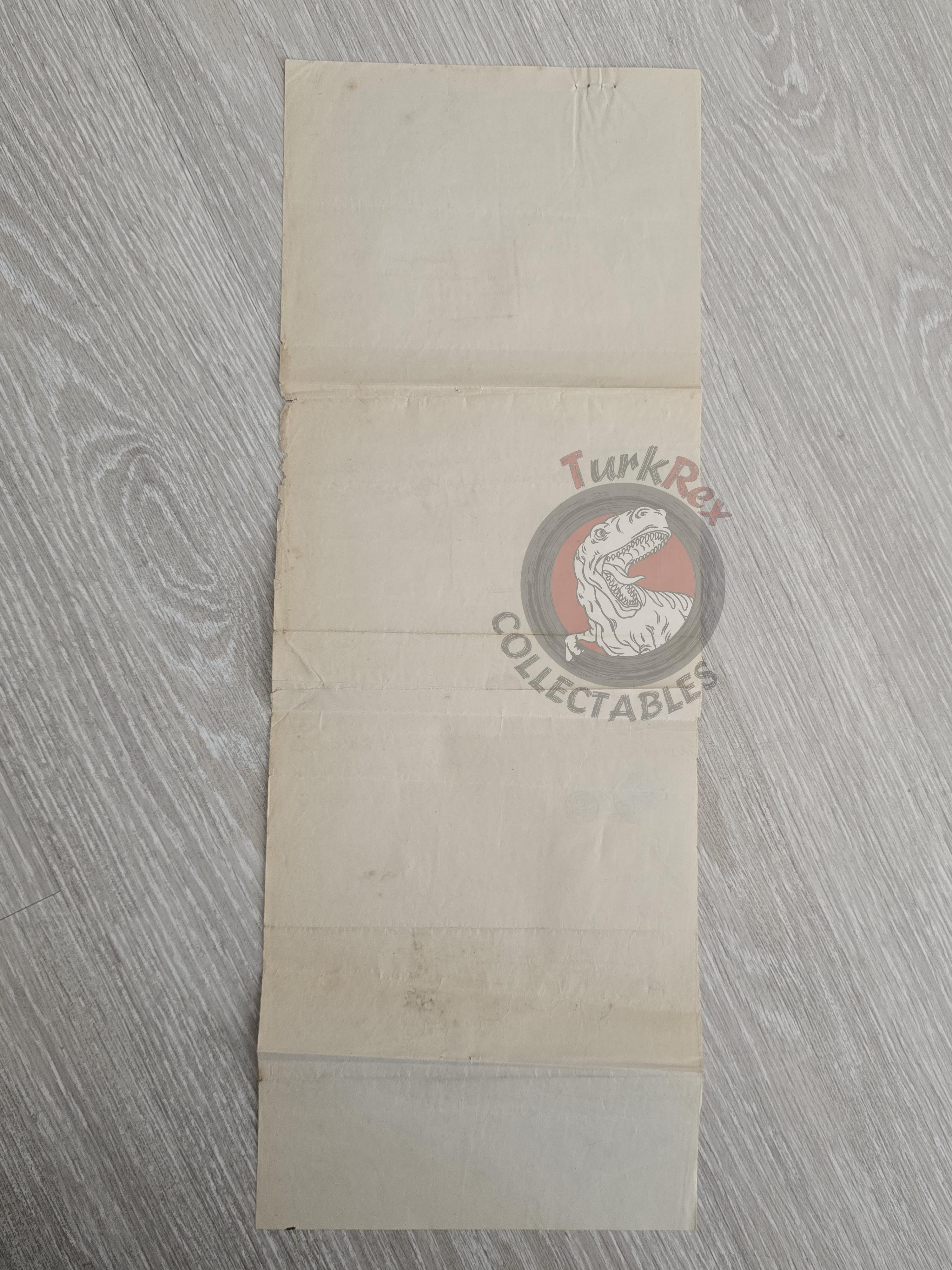 Ottoman 1916 Supply Receipt for the Uşak Madrasa with Hejaz Railway Stamps Islam Education