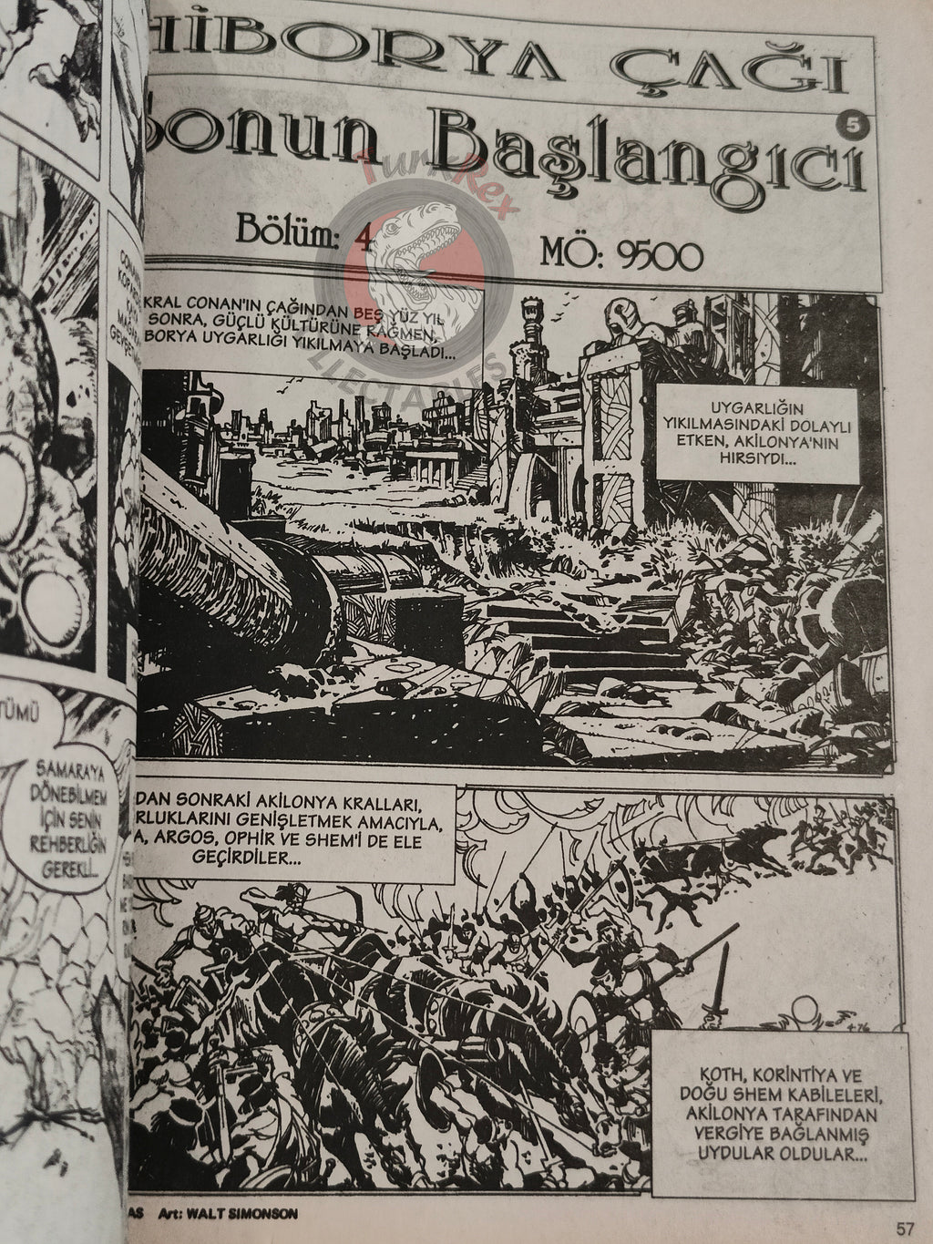 Conan #15 The Savage Sword of Conan #24 Turkish Comic Turkey