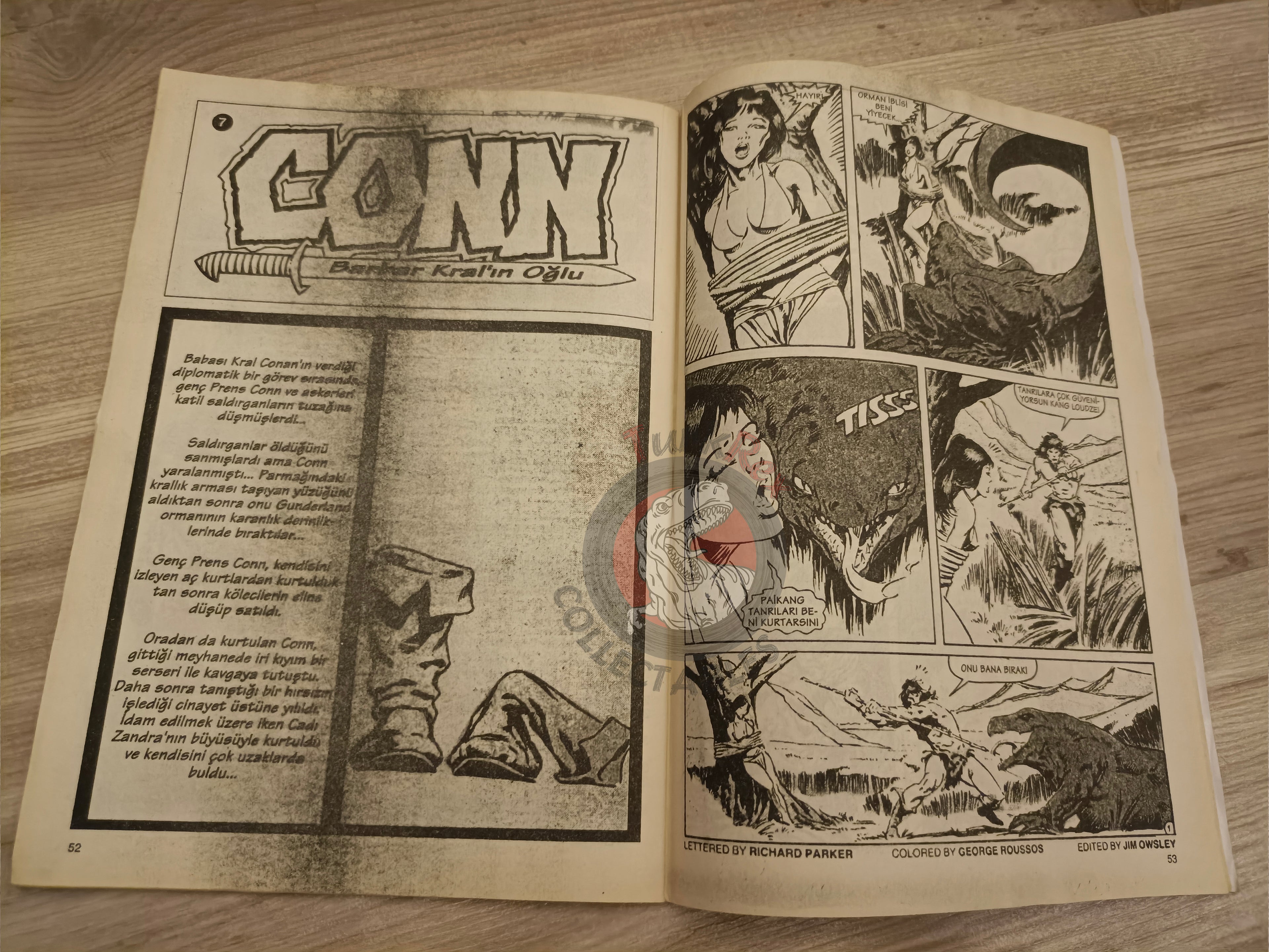 Kral Conan #37 King Conan #29 #30 Turkish Comic Turkey Ken Kelly Prince Conn