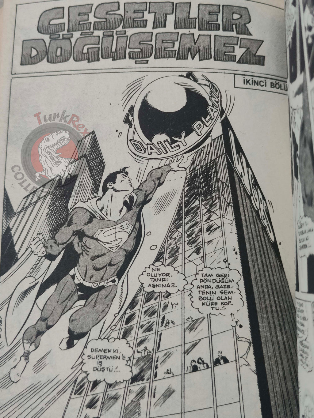 Superman Vol #13 1990 Turkish Comic Turkey Action Comics #413 #534 Batman Supergirl