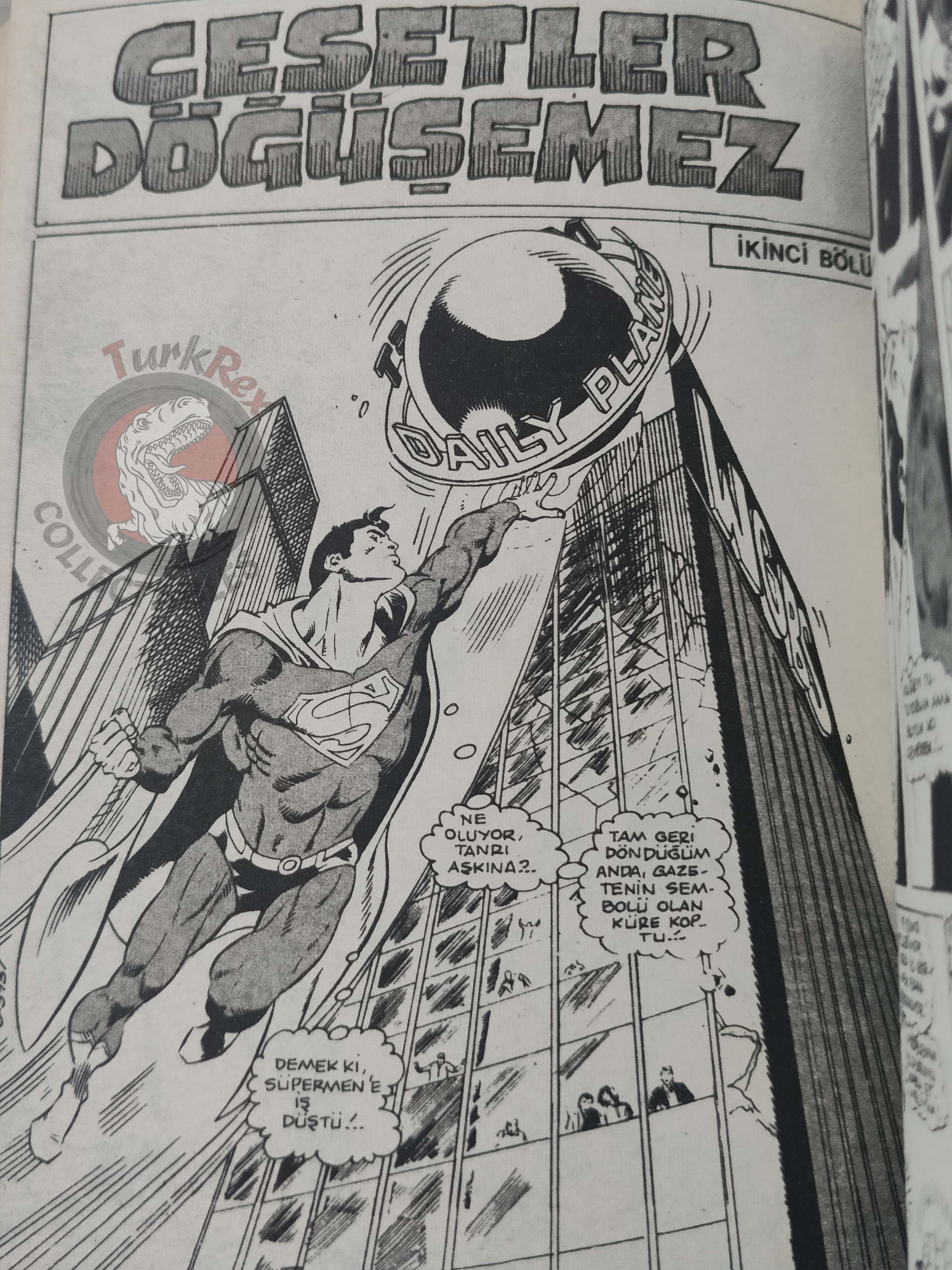 Superman Vol #13 1990 Turkish Comic Turkey Action Comics #413 #534 Batman Supergirl