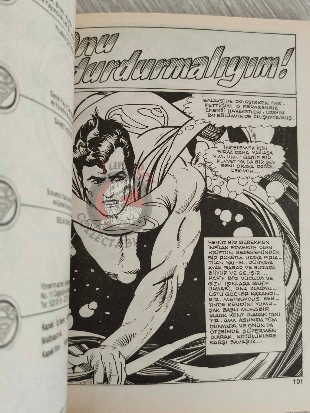 Superman Vol #19 1990 Turkish Comic Turkey Wonder Woman #270  DC Comics Presents #68