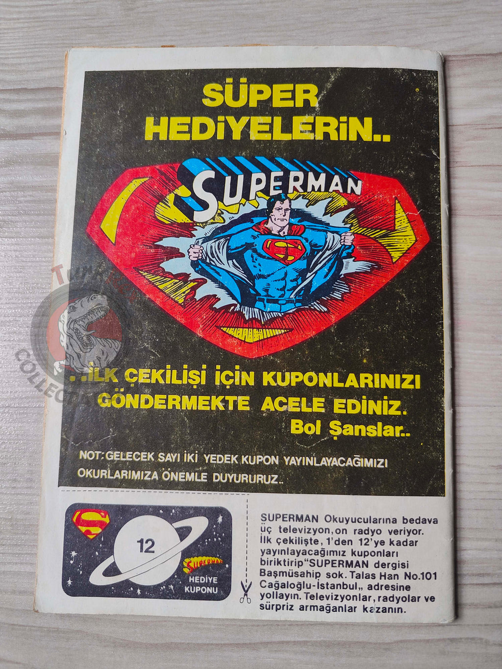 Superman #12 1980 Turkish Comic Turkey #276 #303 Family #192 Krypto the Superdog