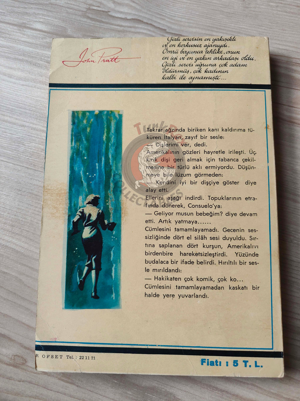 Jean Bruce O.S.S. 117 N’est pas mort 1965 1st Turkish Book Turkey John Pratt