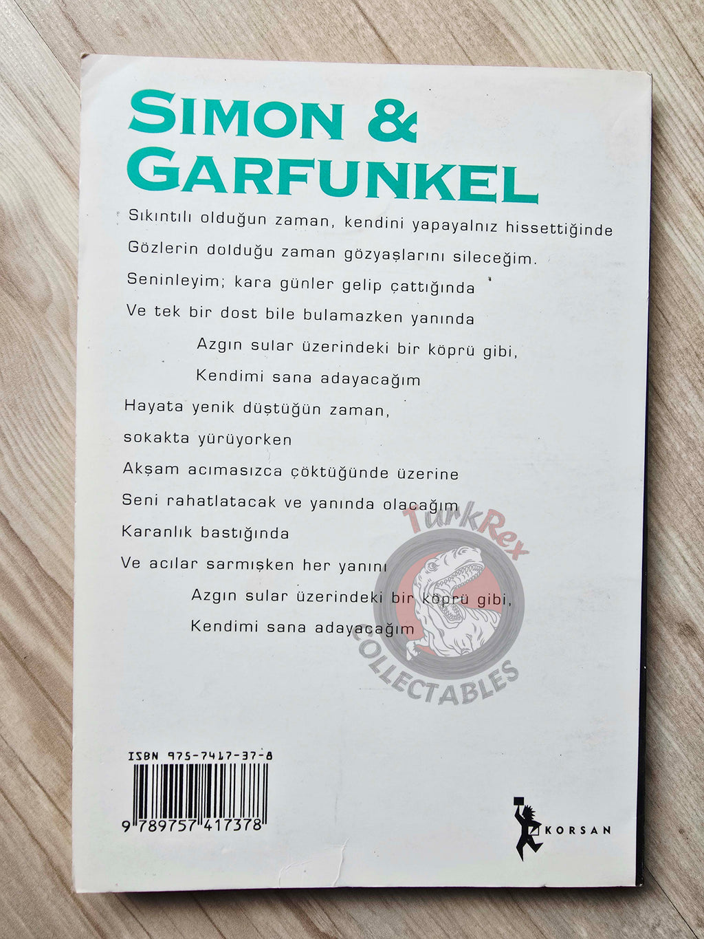 Simon and Garfunkel Biography Book 1994 1st by Turkish Writer Book Turkey
