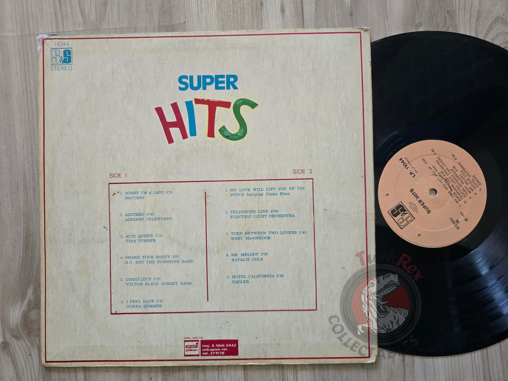 Various – Super Hits Turkish Pressing Vinyl Turkey Edition