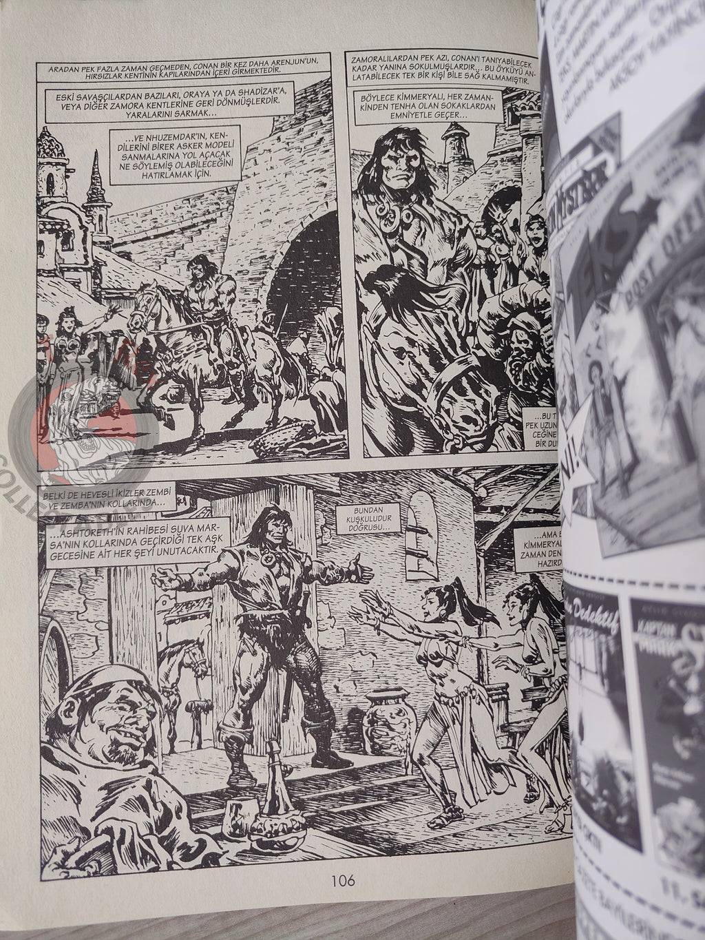 Kılıçların Savaşçısı Conan #1 Turkish Comic Turkey The Savage Sword of #211 #212