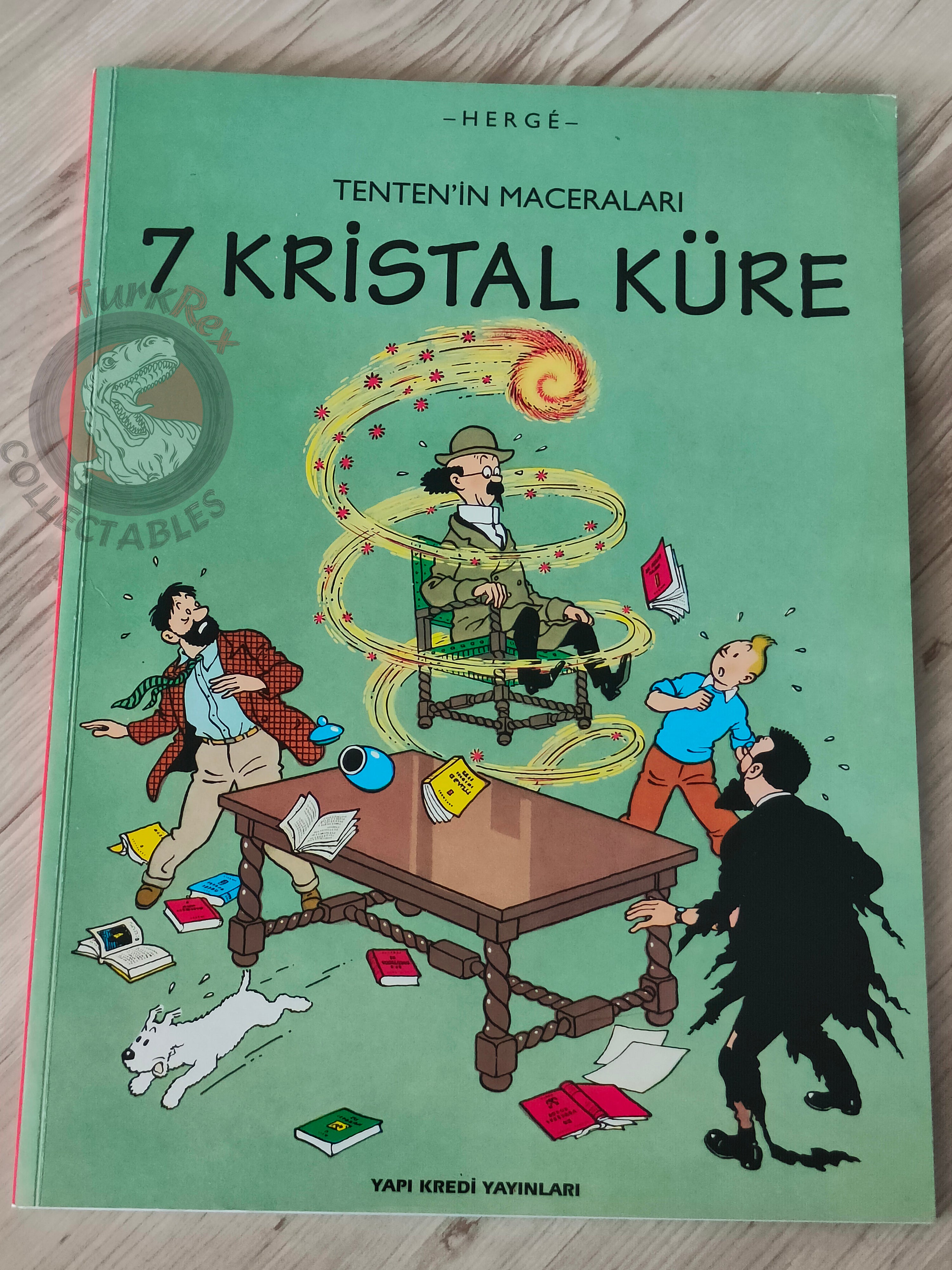 Tintin – The Seven Crystal Balls 1998 Turkish Edition Comic Turkey 2nd YKY