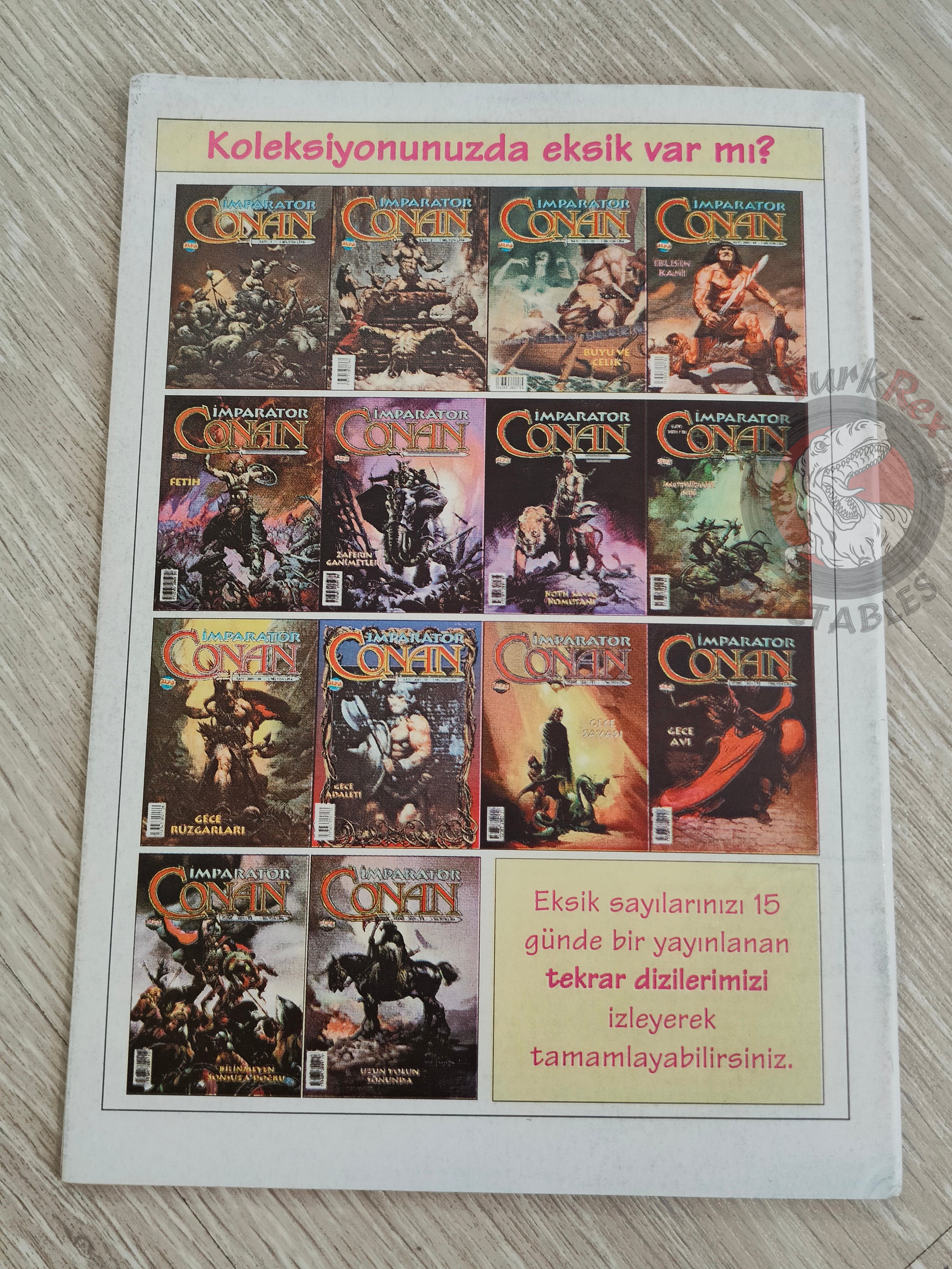 Conan #3 The Savage Sword of Conan #64 Turkish Comic Turkey The Barbarian #3