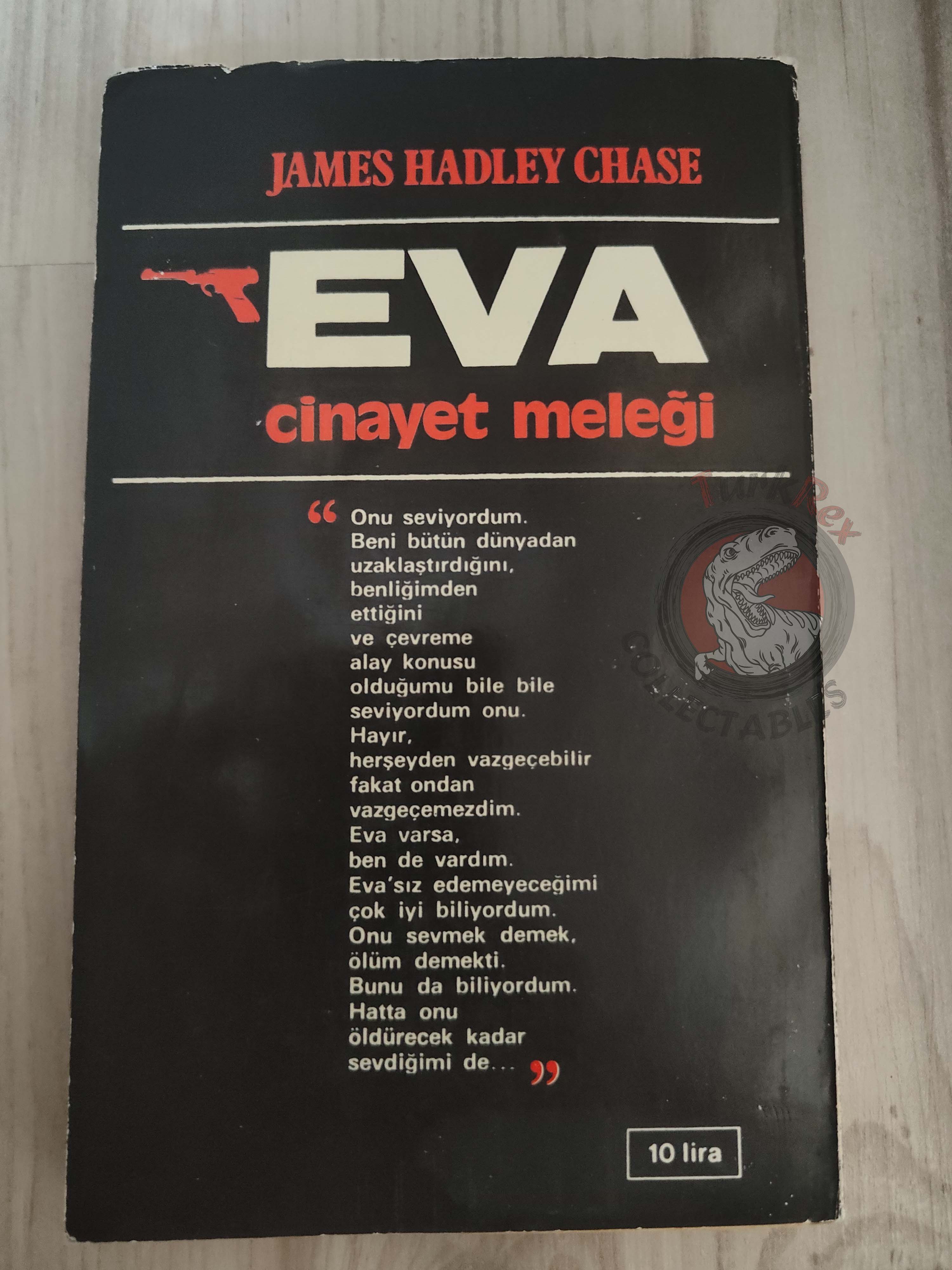 James Hadley Chase – Eve 1971 1st Turkish Book Turkey
