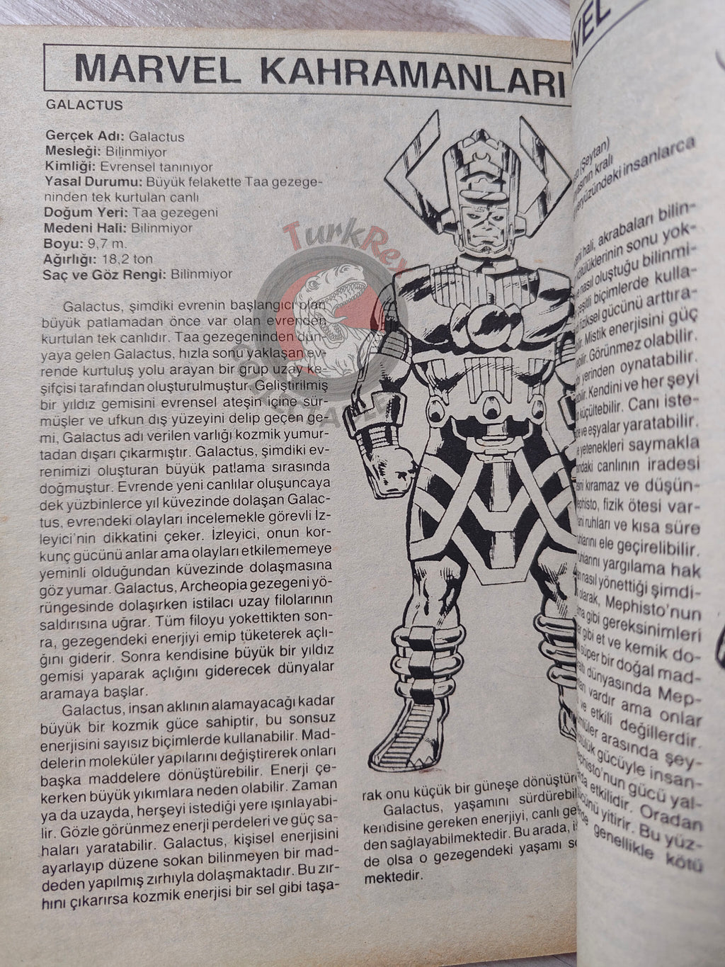 Silver Surfer #2 1987 Turkish Comic Turkey #3 Fantasy Masterpieces #2