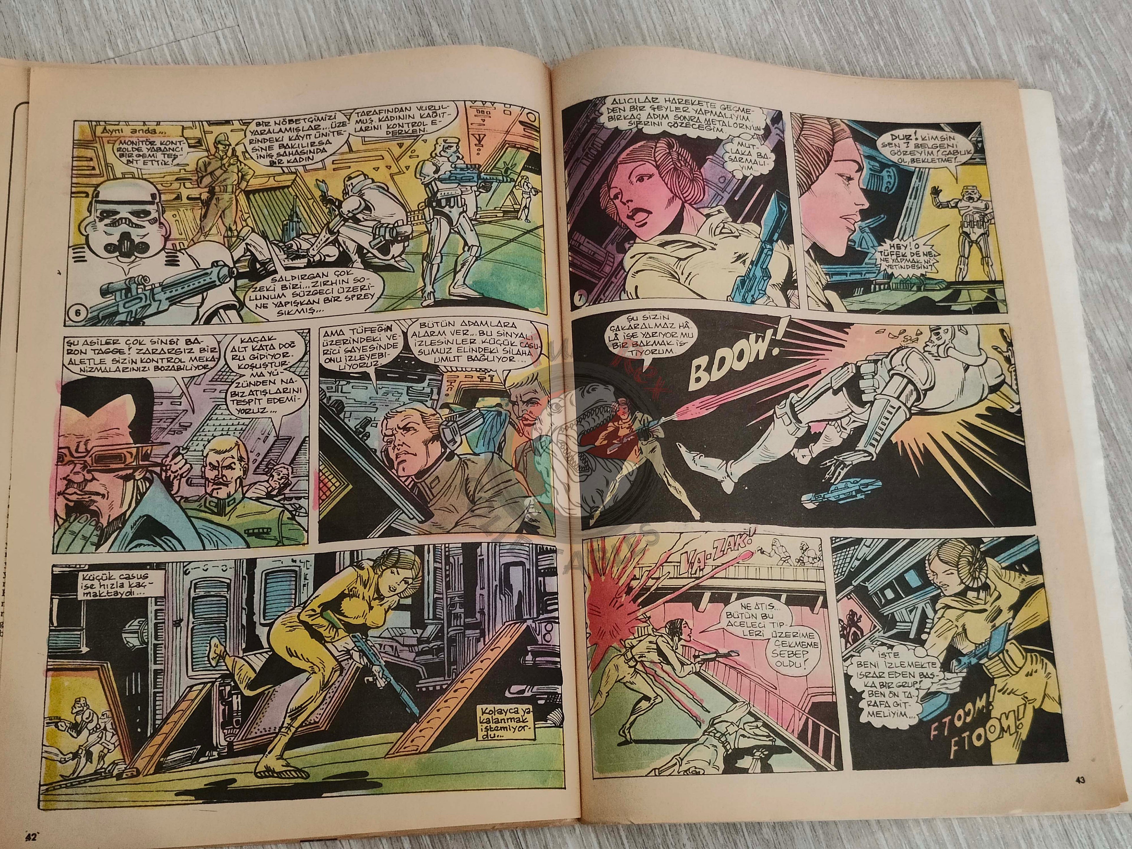 Tercüman Çocuk #48 1982 Turkish Comic Turkey Star Wars #30 Pink Panther Tounga